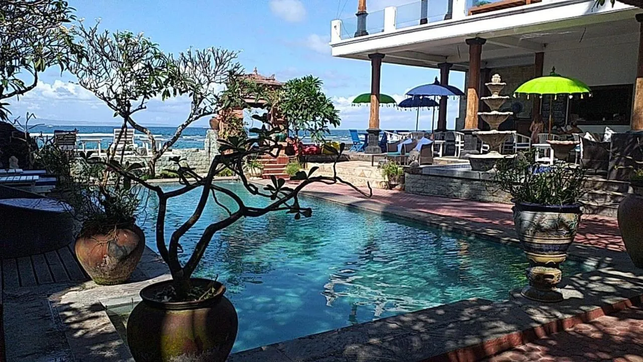 Swimming pool in Puri Oka Beach Bungalows