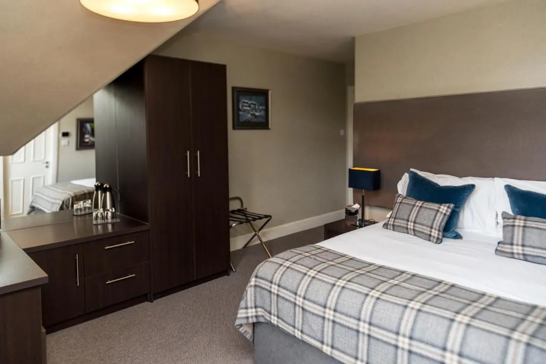 Bed in The Dowans Hotel of Speyside