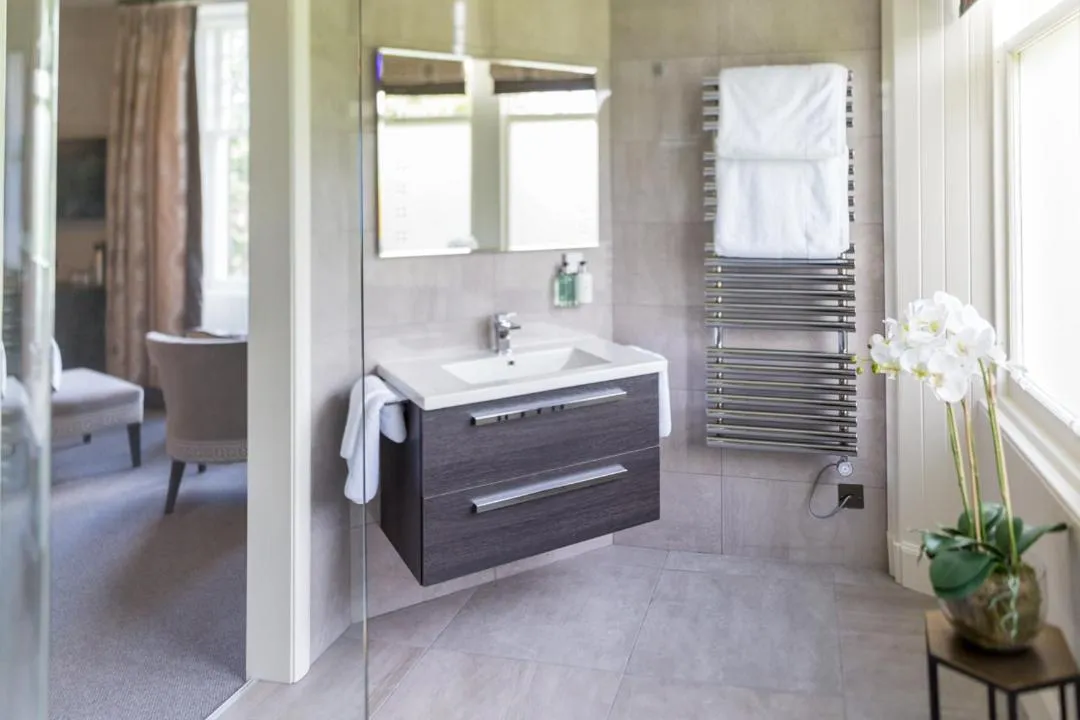 Bed in The Dowans Hotel of Speyside