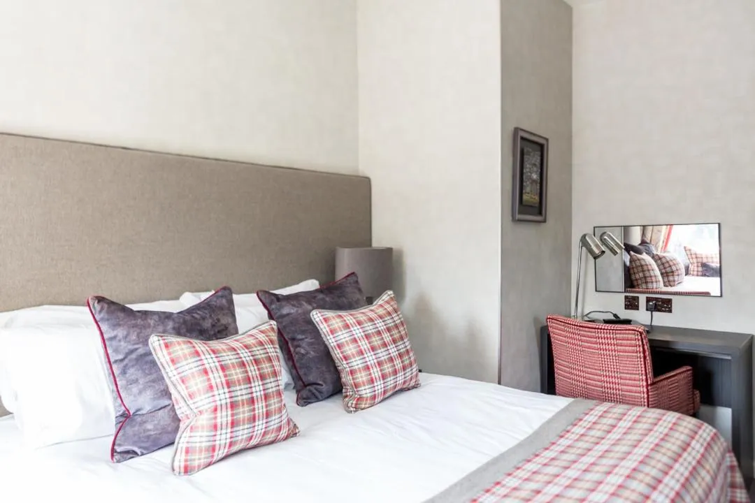 Bed in The Dowans Hotel of Speyside