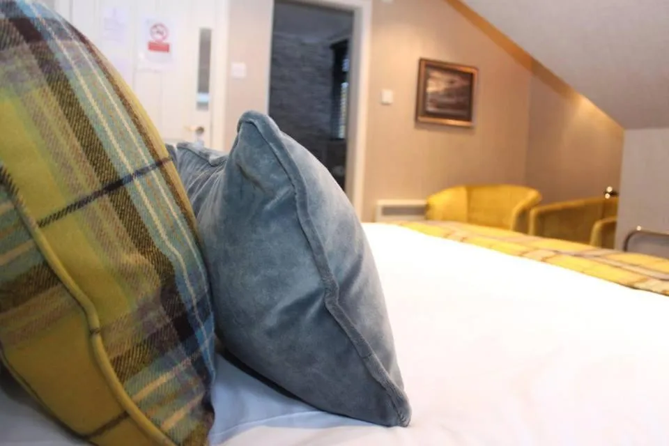 Bed in The Dowans Hotel of Speyside