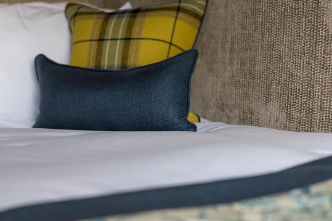 Bed in The Dowans Hotel of Speyside