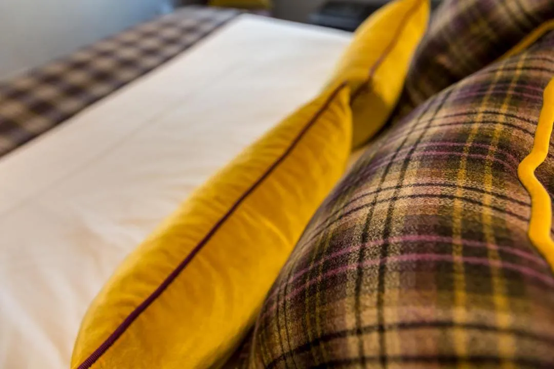 Bed in The Dowans Hotel of Speyside