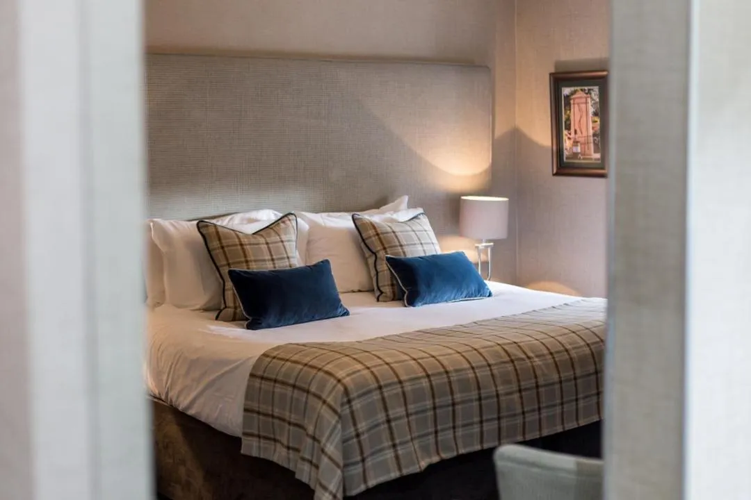 Bed in The Dowans Hotel of Speyside