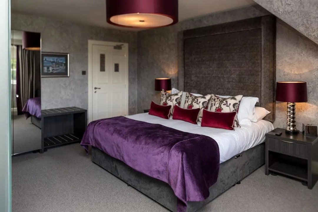 Bed in The Dowans Hotel of Speyside