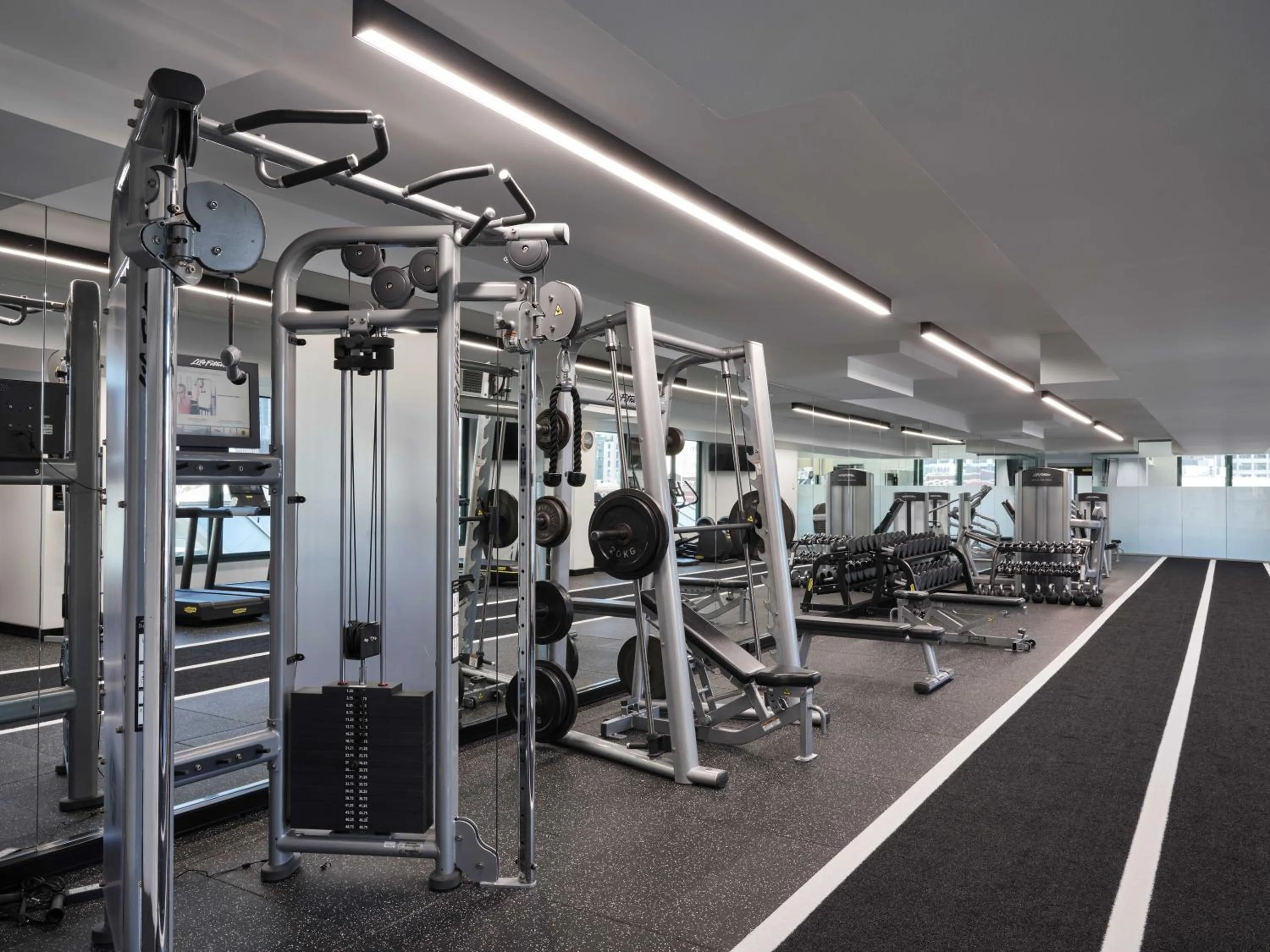 Fitness centre/facilities in The Langham Melbourne