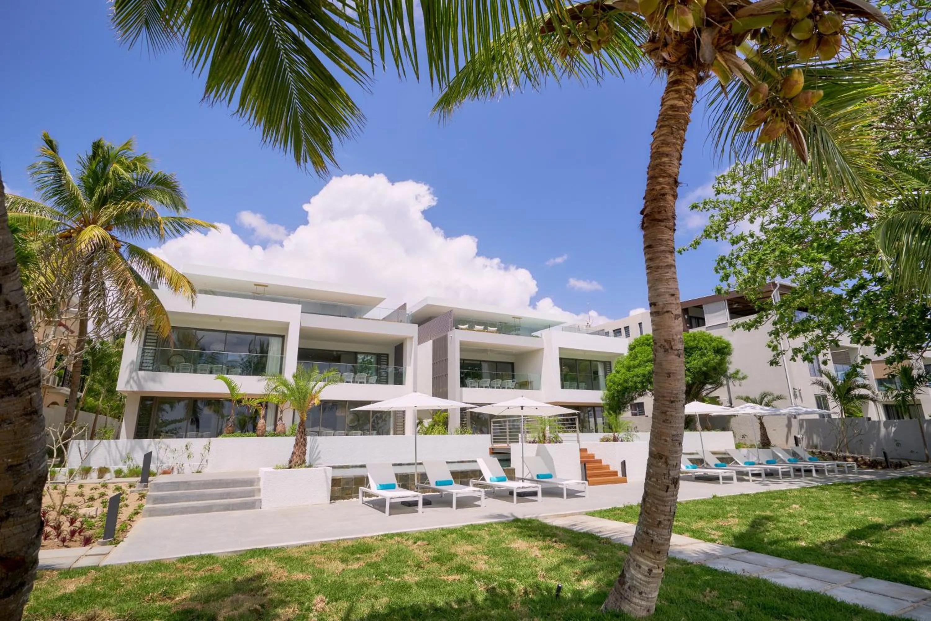 Property building in Les Estivales Beachfront Suites & Penthouses by LOV Mauritius