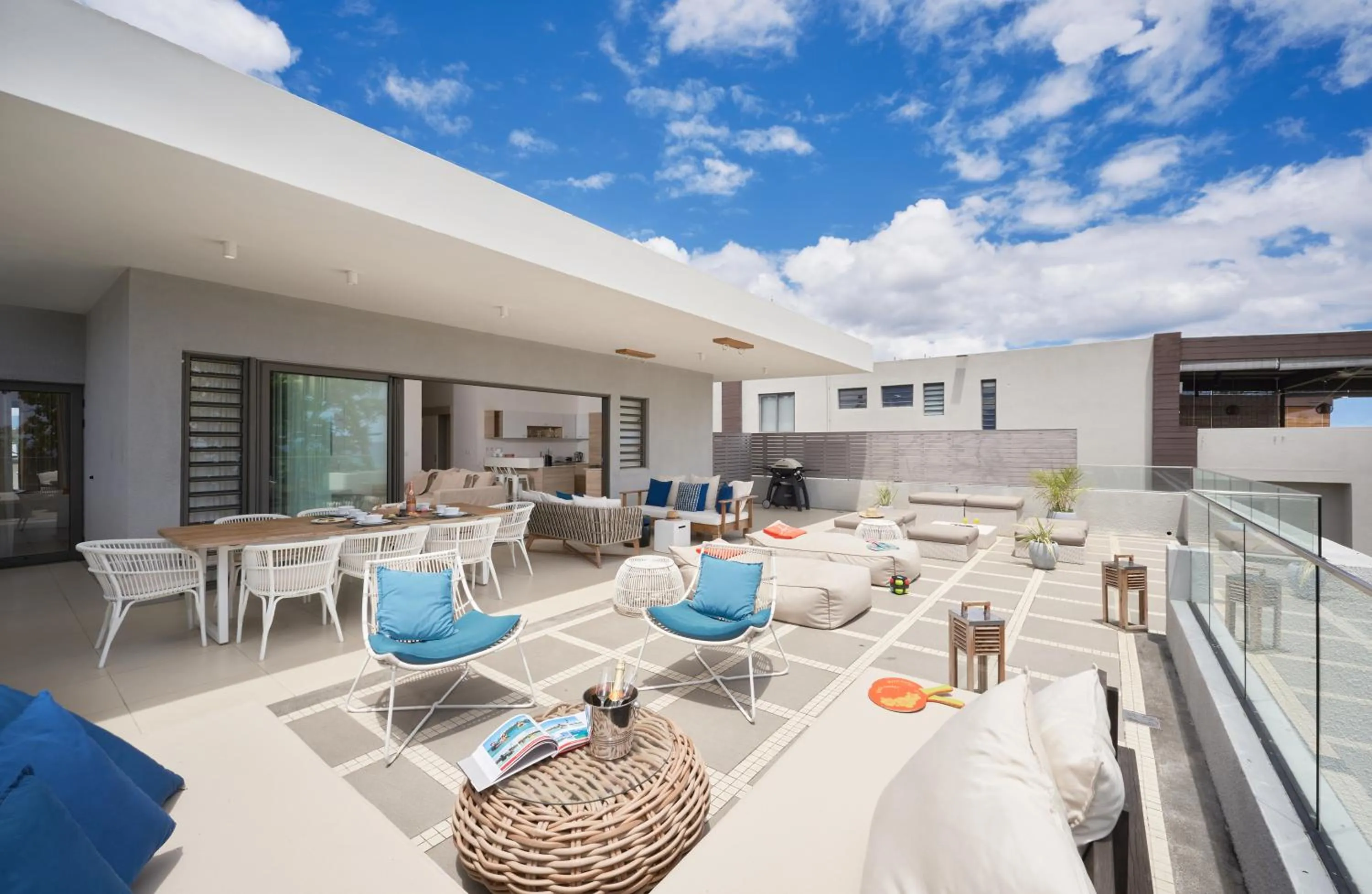 Balcony/Terrace in Les Estivales Beachfront Suites & Penthouses by LOV Mauritius