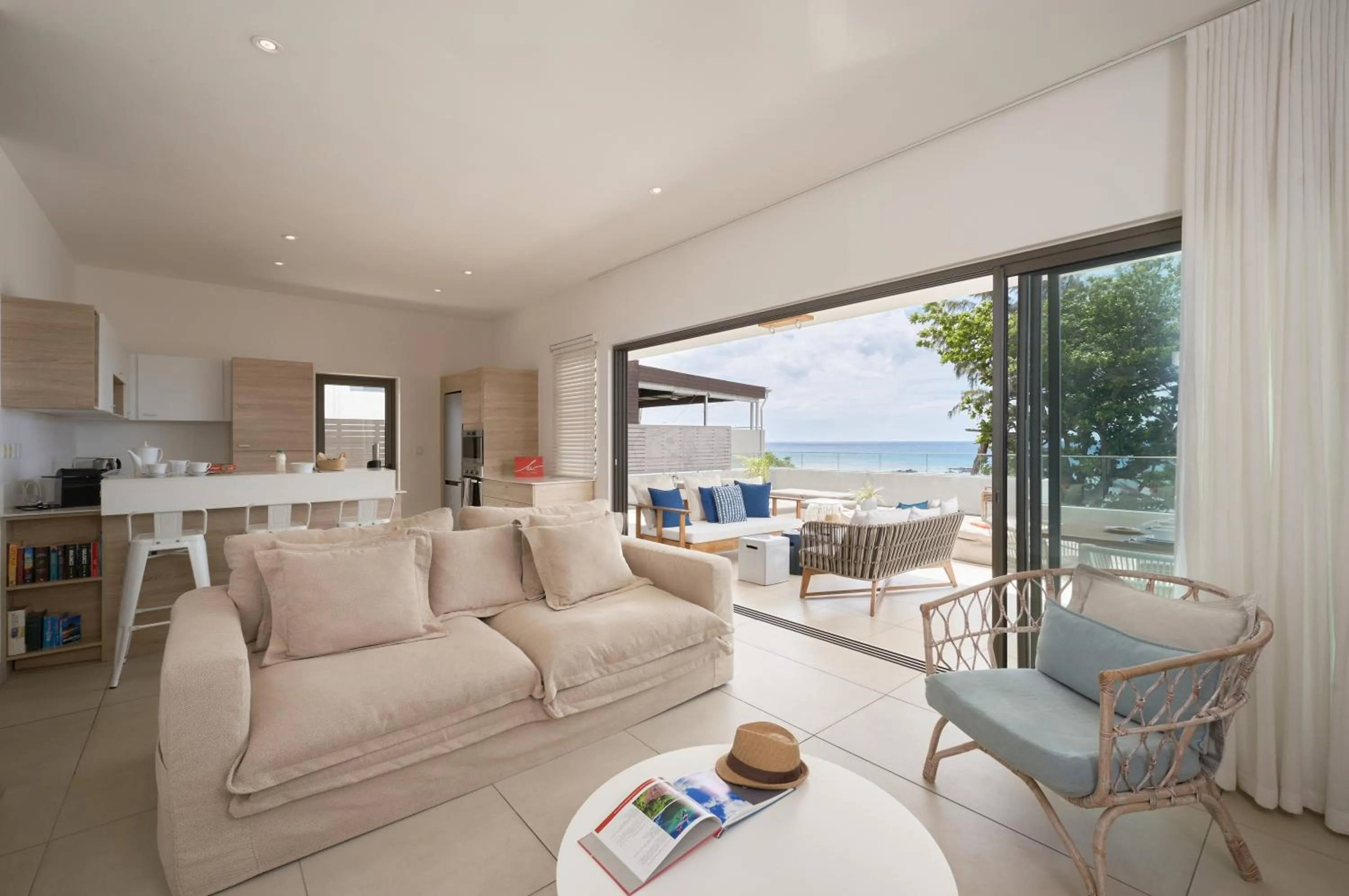 Balcony/Terrace in Les Estivales Beachfront Suites & Penthouses by LOV Mauritius