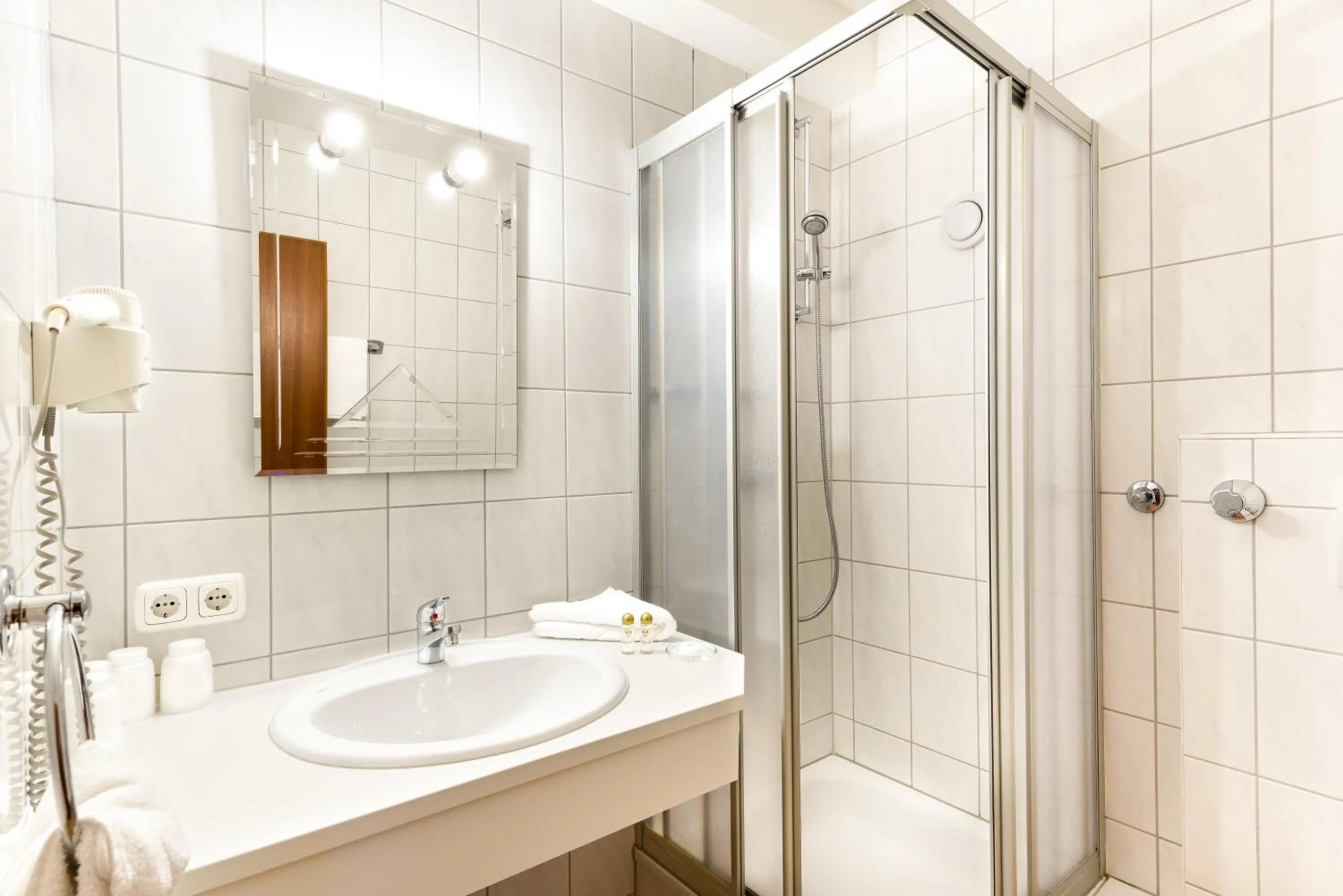 Shower in Aparthotel Kleinwalsertal