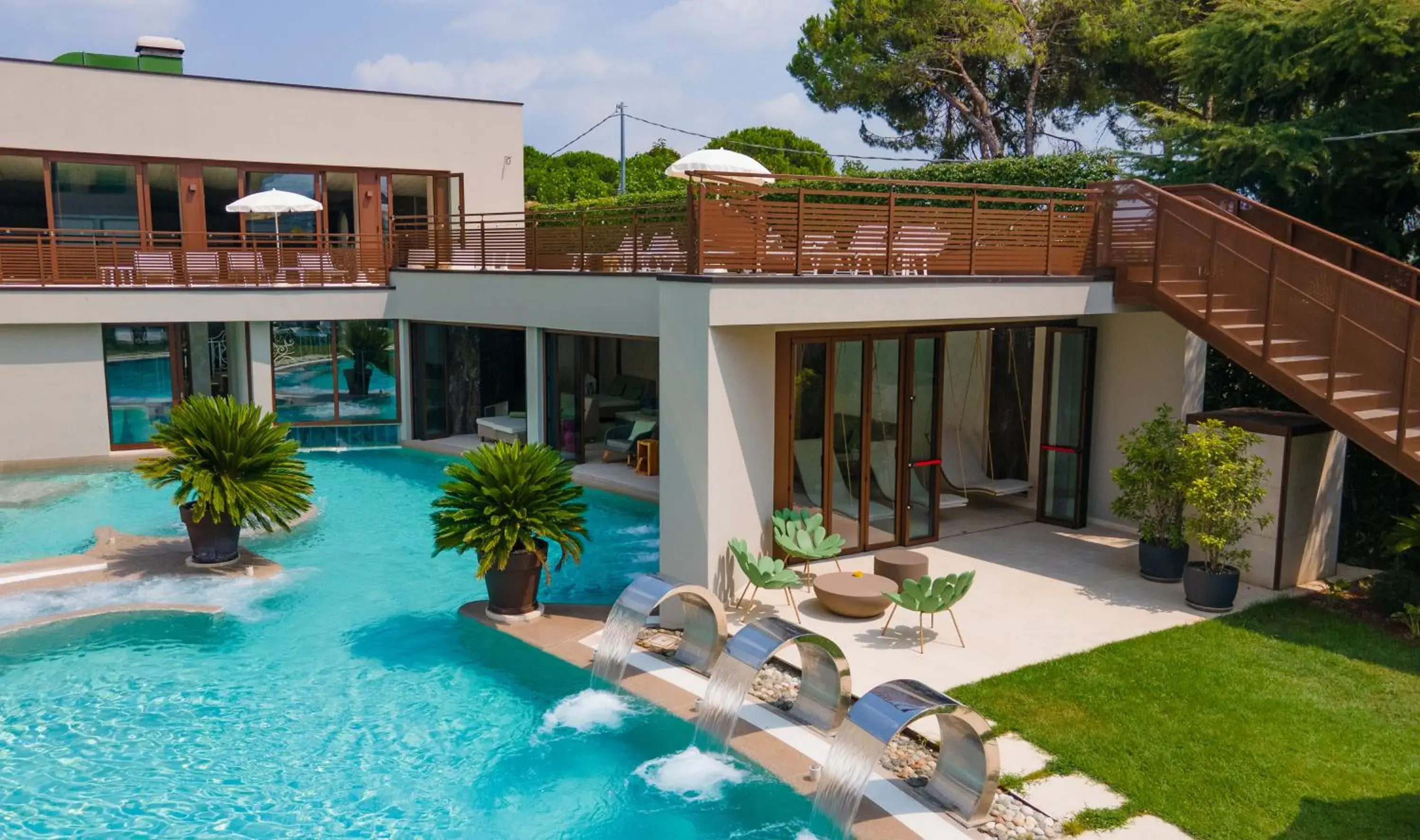 Swimming pool in Hotel Quisisana Terme Swimming pool in Hotel Quisisana Terme