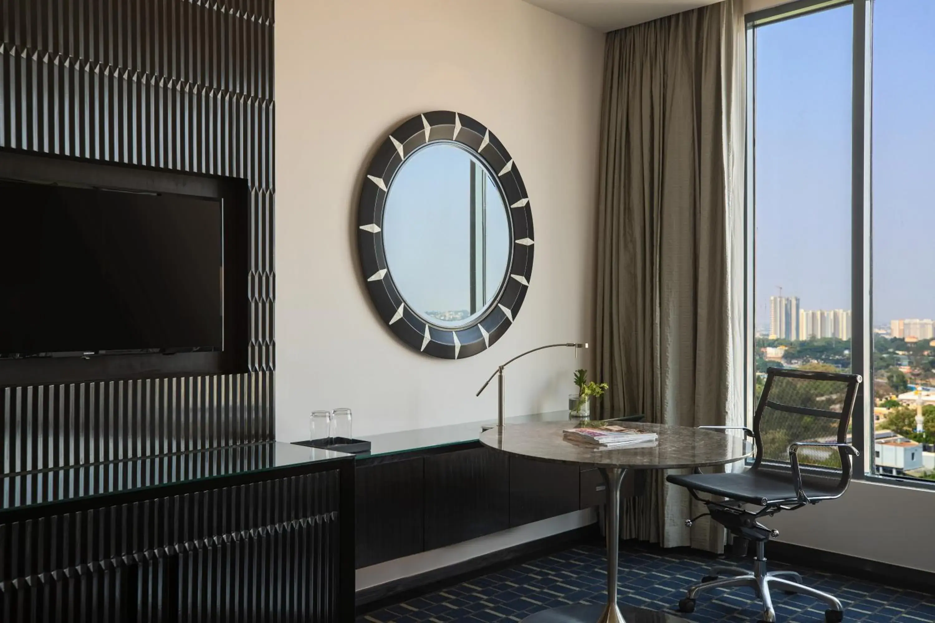 Executive King Room with Lounge Access - single occupancy in Renaissance Bengaluru Race Course Hotel Executive King Room with Lounge Access - single occupancy in Renaissance Bengaluru Race Course Hotel