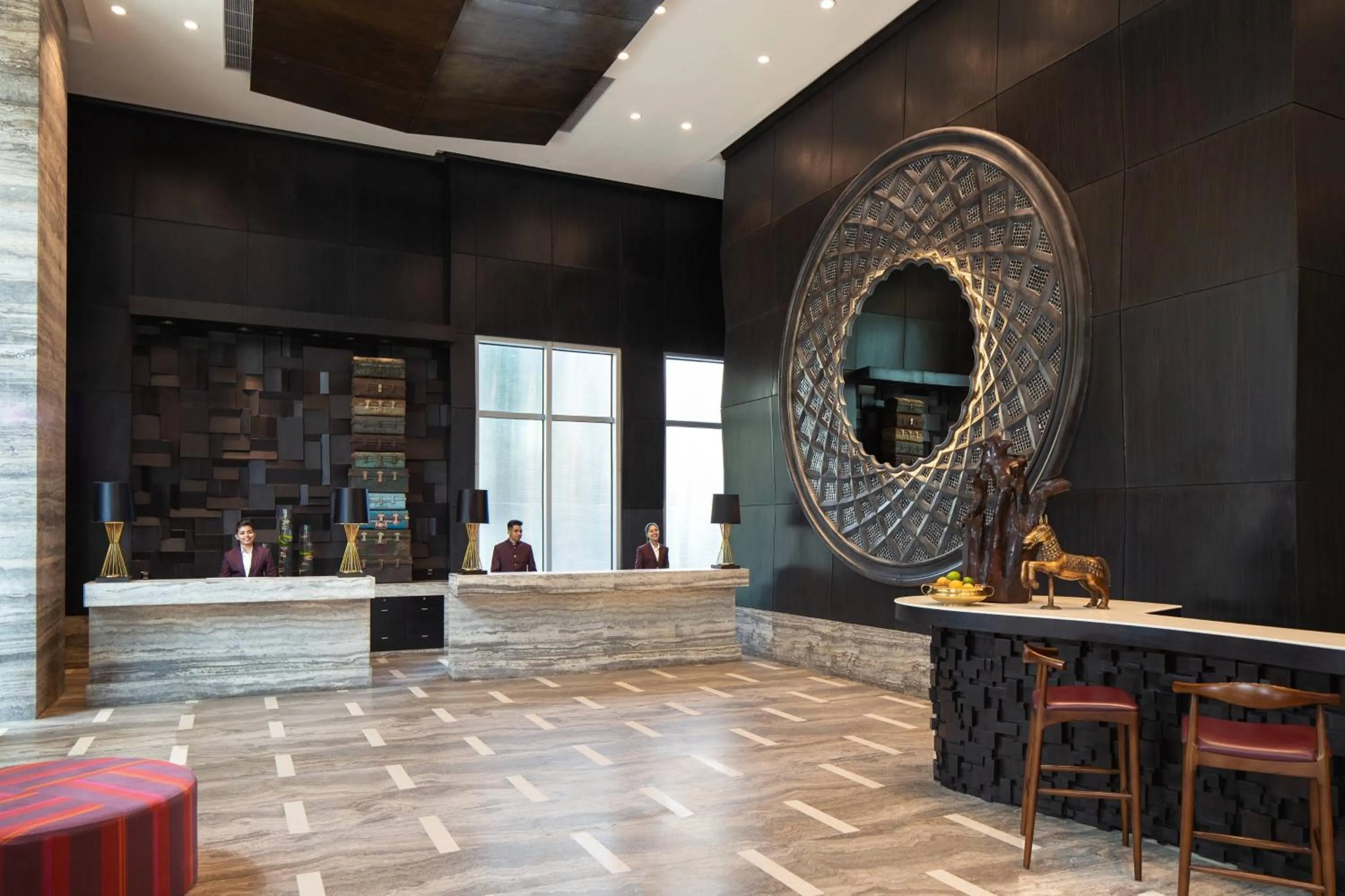 Lobby or reception in Renaissance Bengaluru Race Course Hotel