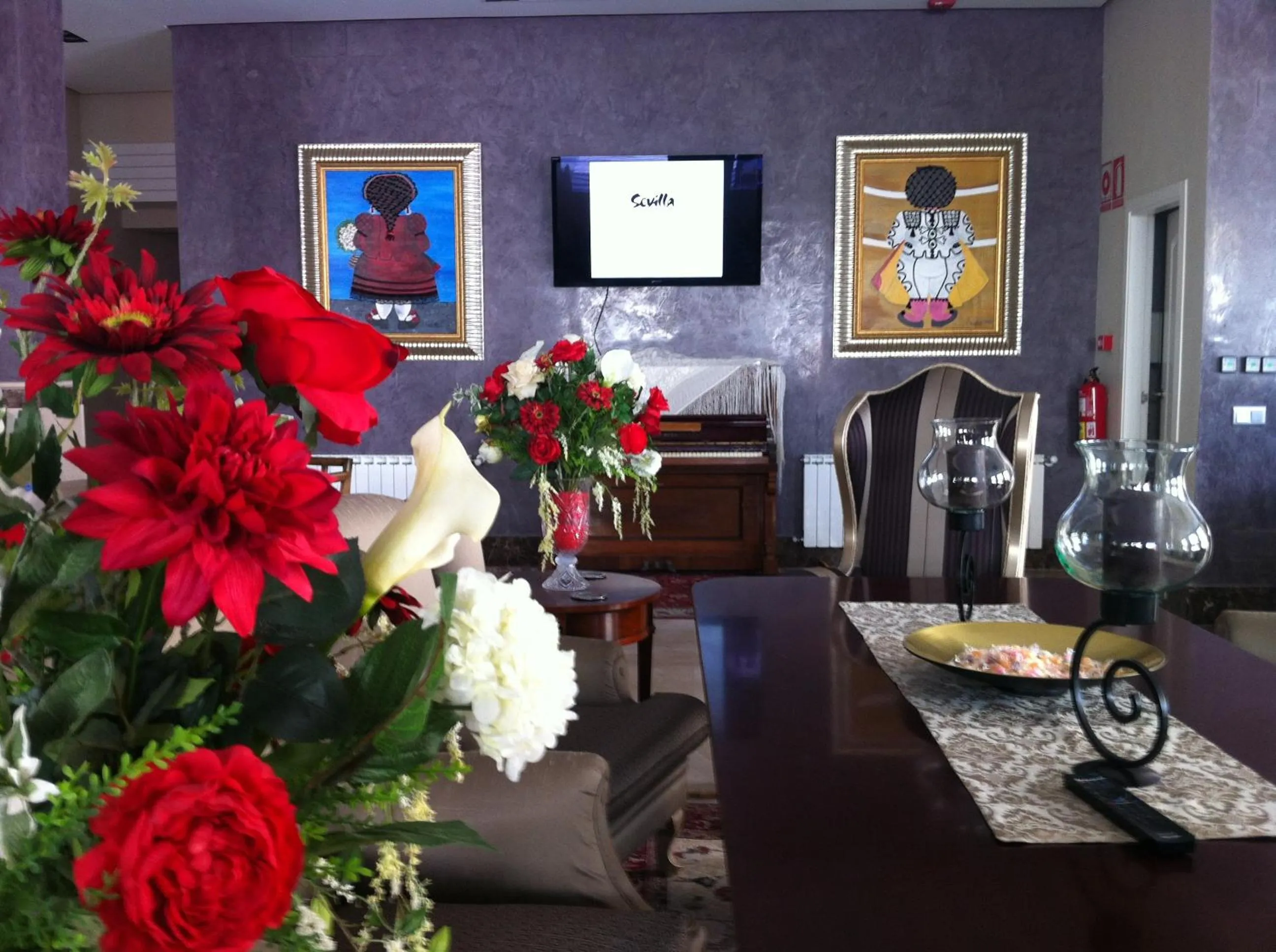 Decorative detail in Hotel Sevilla