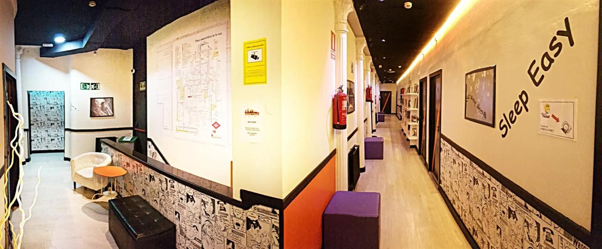 Area and facilities in Hostels Meetingpoint