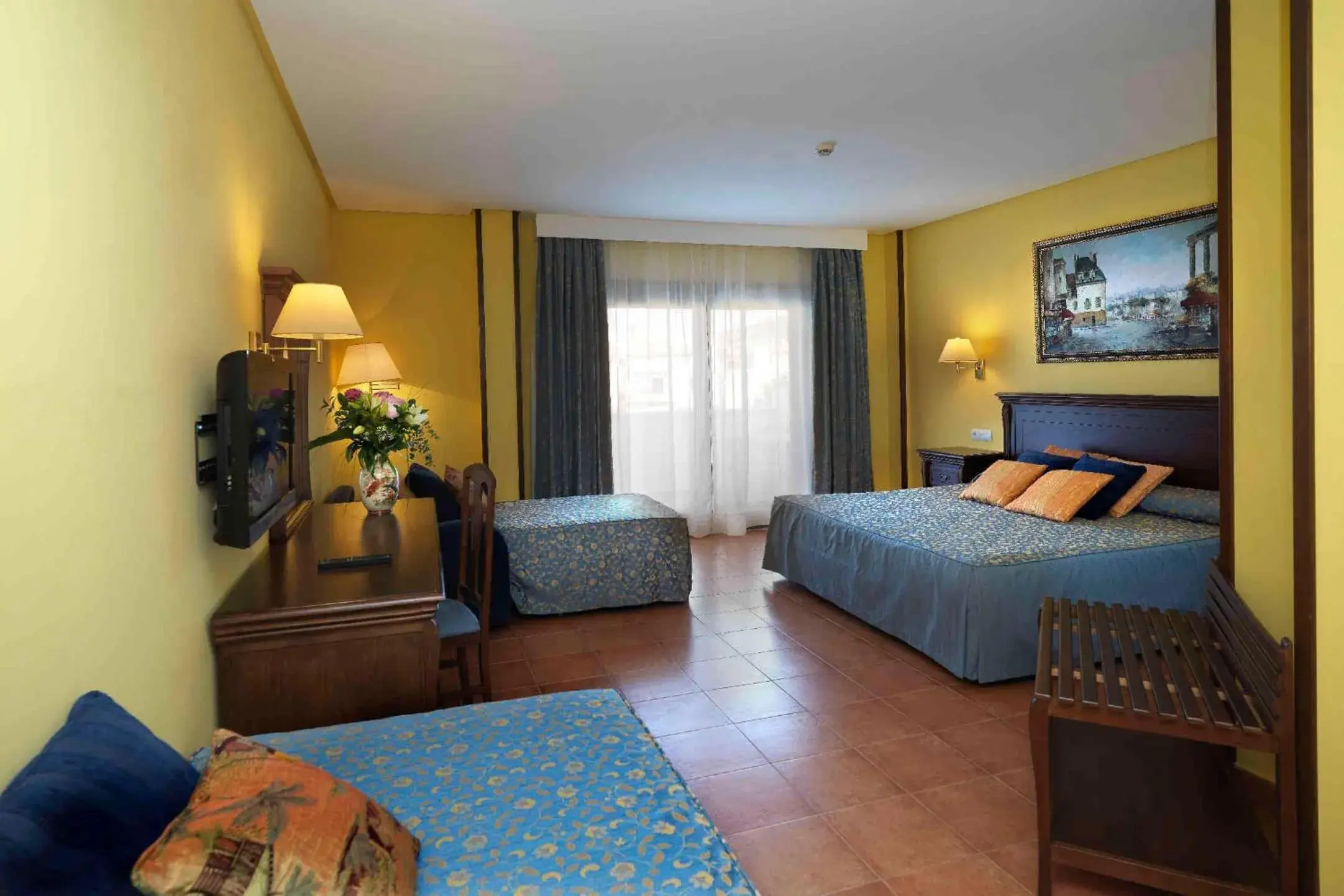 Bed in Hotel Porfirio