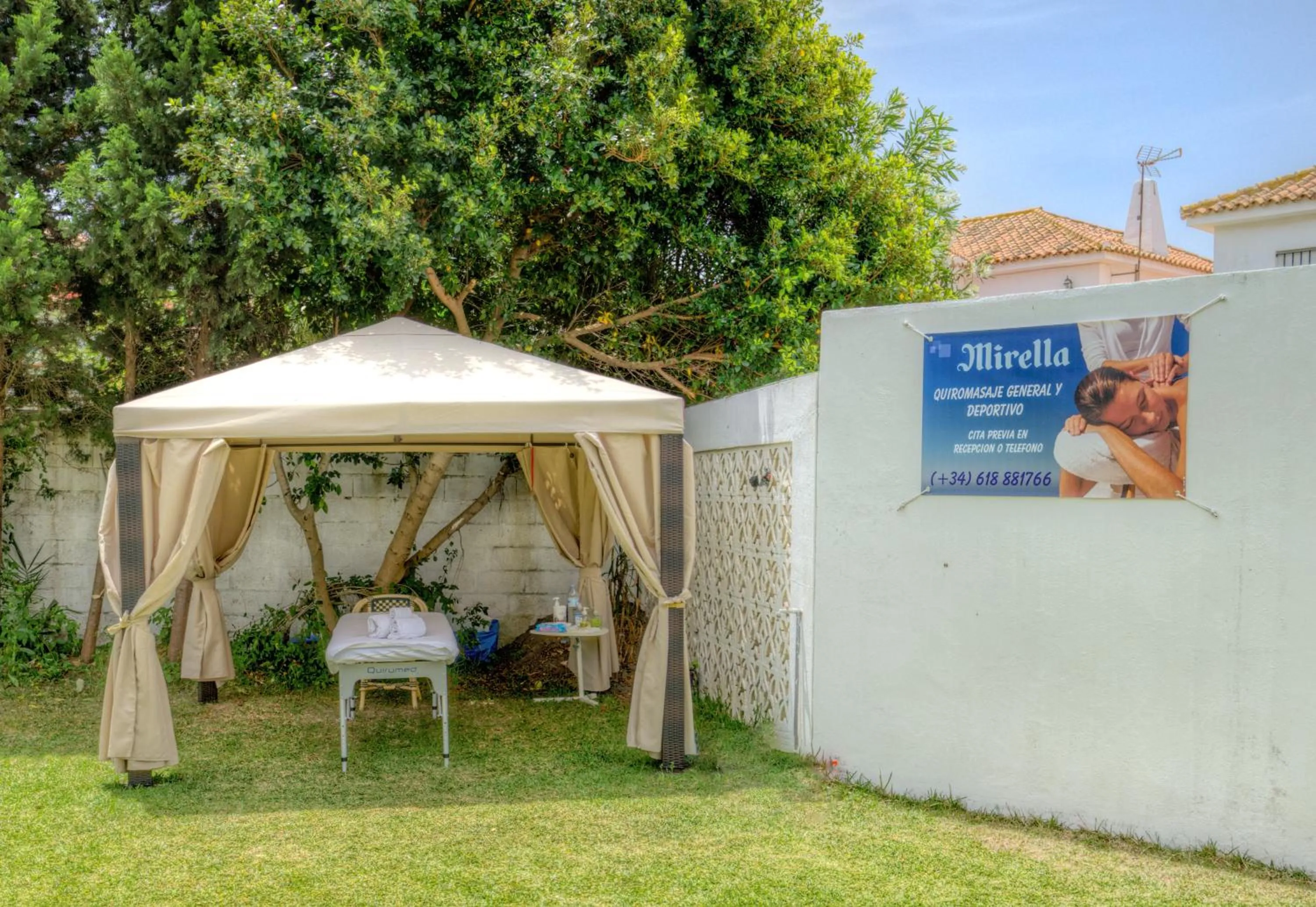 Garden in Hotel Porfirio