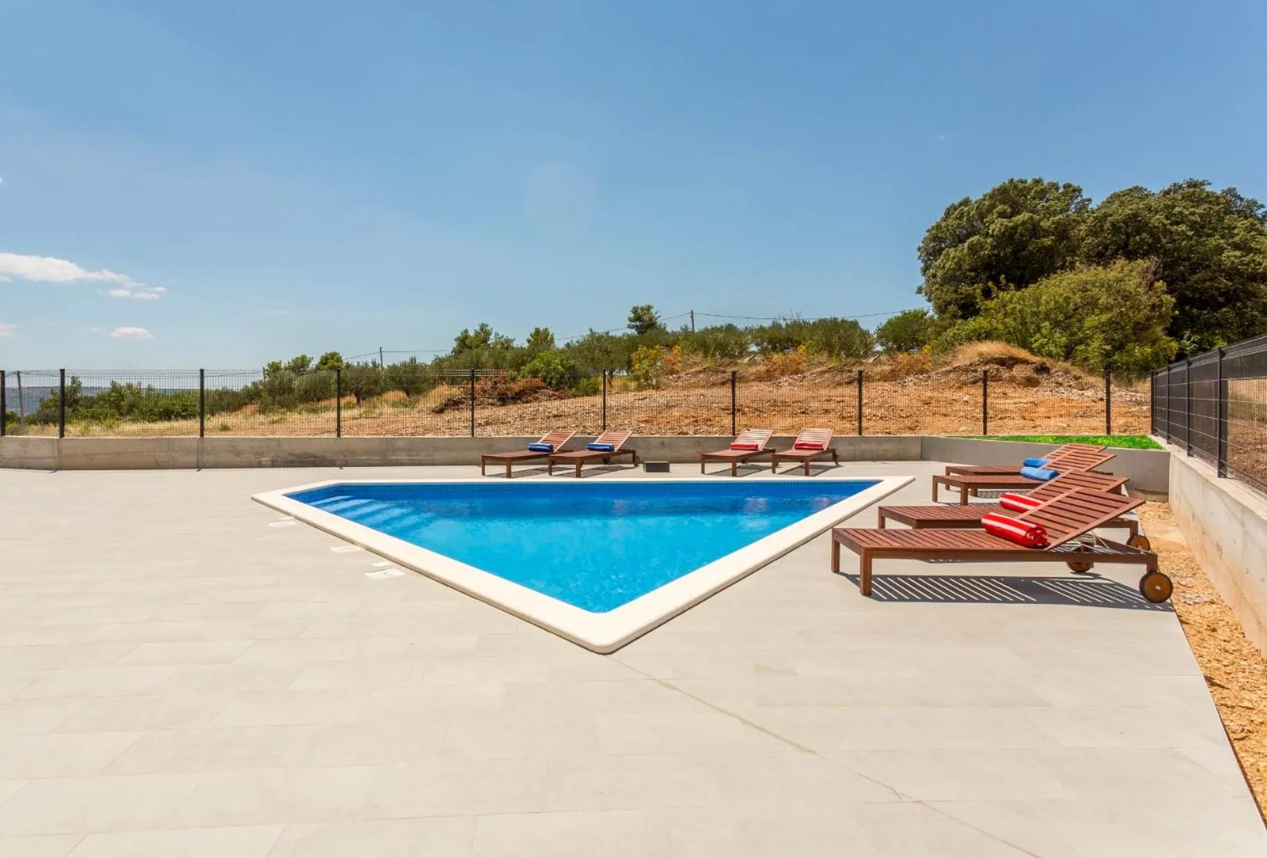 Swimming pool in Villa Mila Kastela