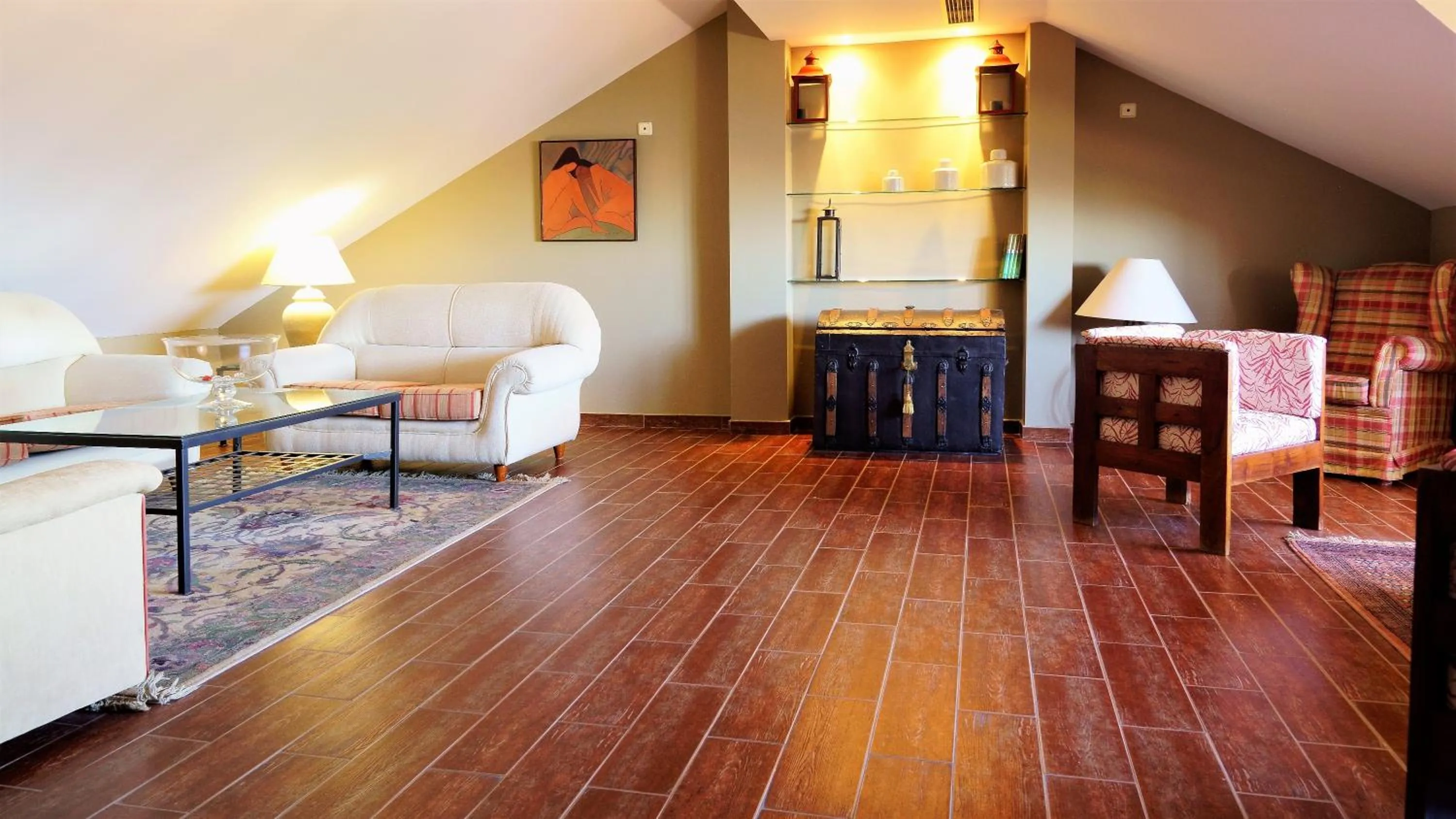 Communal lounge/ TV room in Hotel Vivar