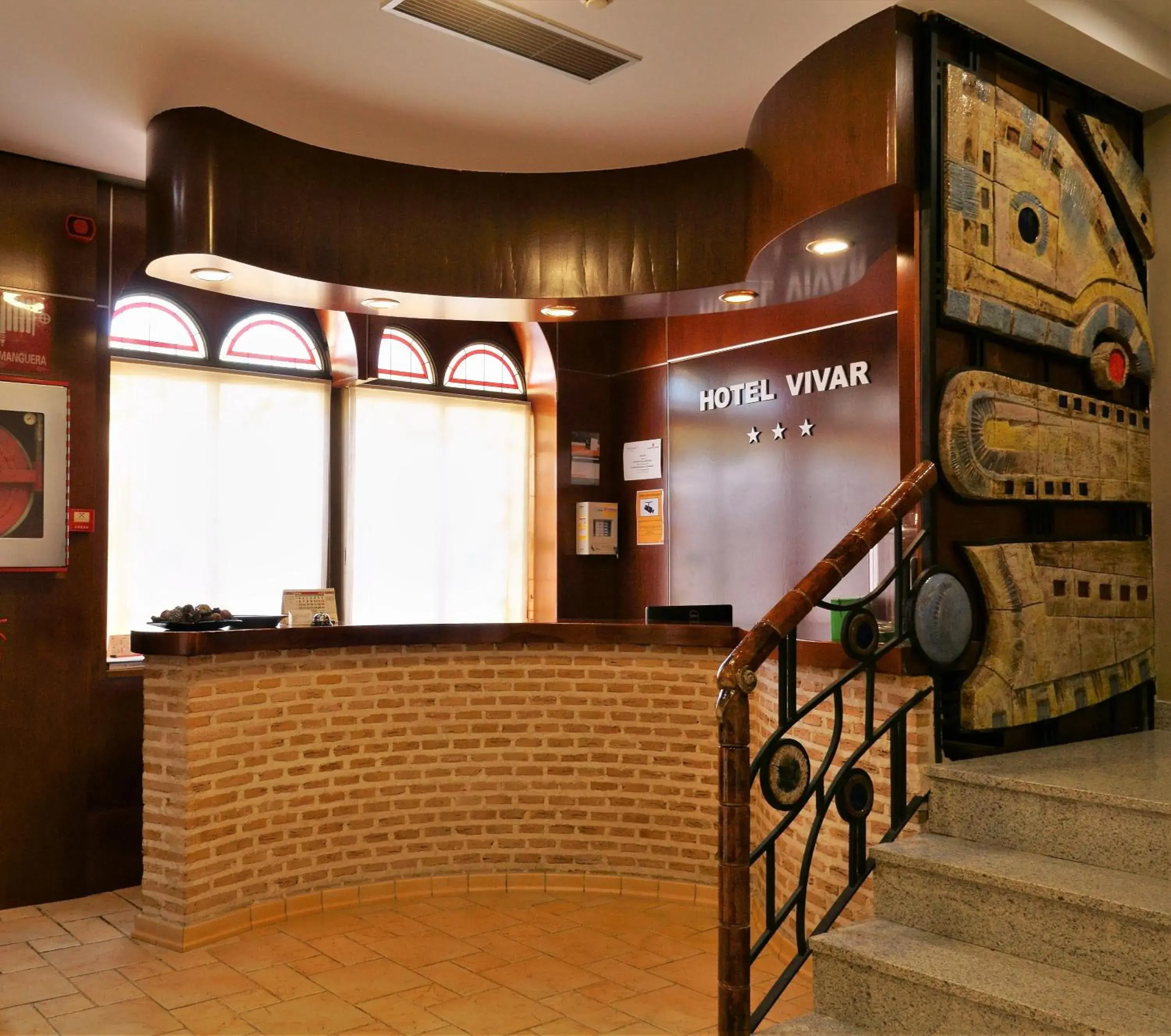 Lobby or reception in Hotel Vivar Lobby or reception in Hotel Vivar