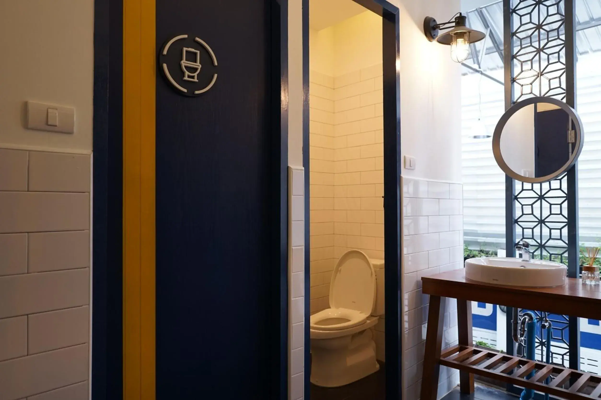 Toilet in Spinomad hostel Toilet in Spinomad hostel