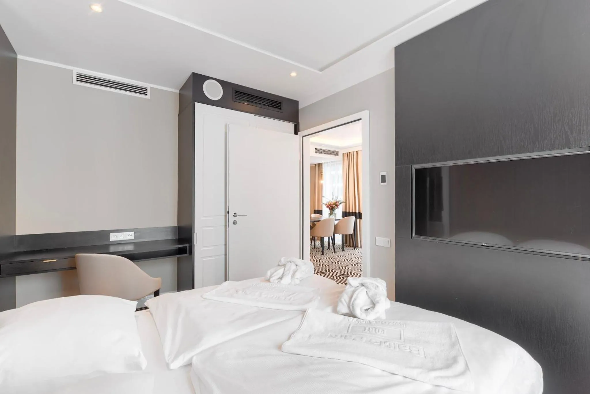 Bed in Baltic Park Fort by Zdrojowa