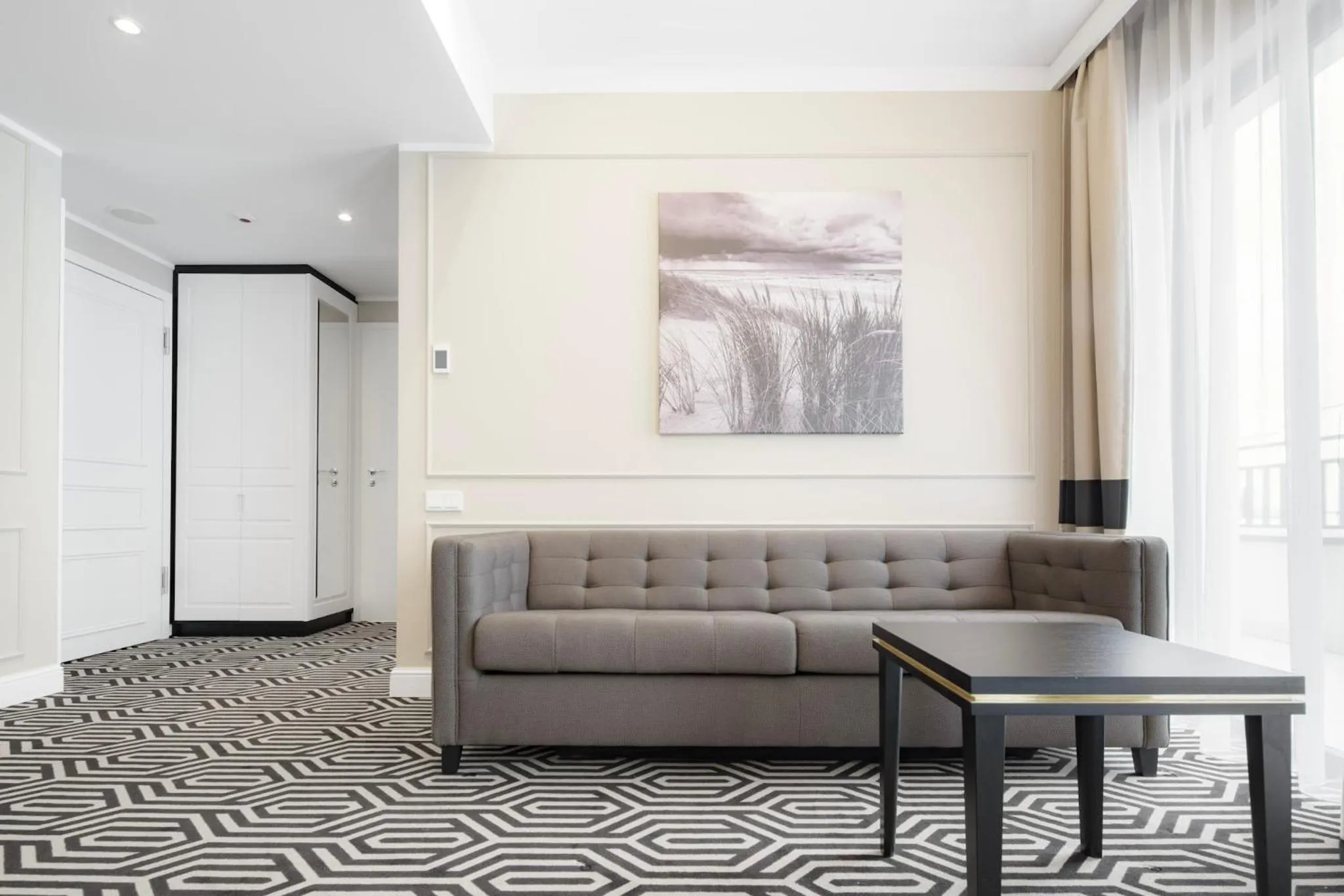 Living room in Baltic Park Fort by Zdrojowa