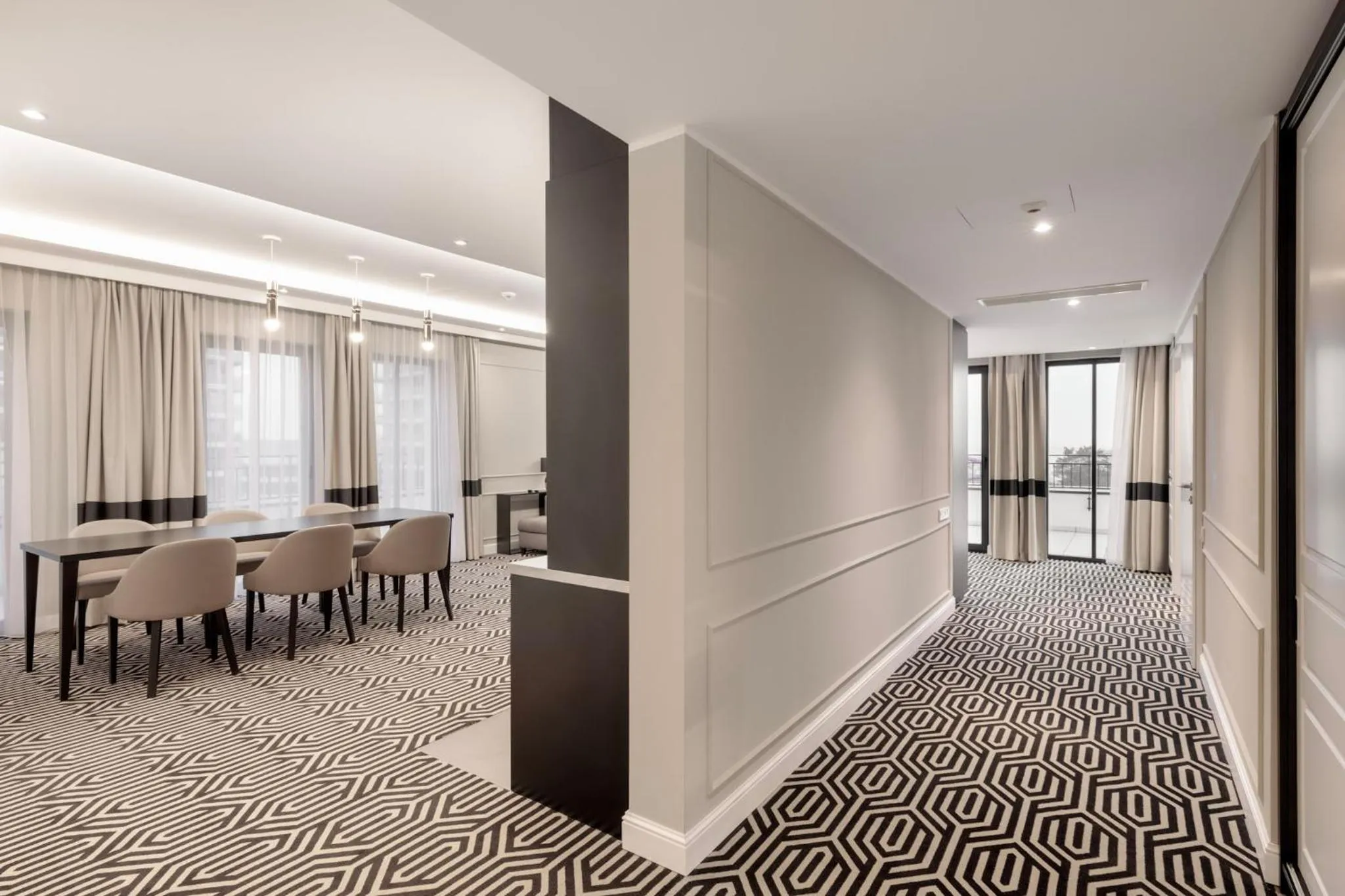 Living room in Baltic Park Fort by Zdrojowa