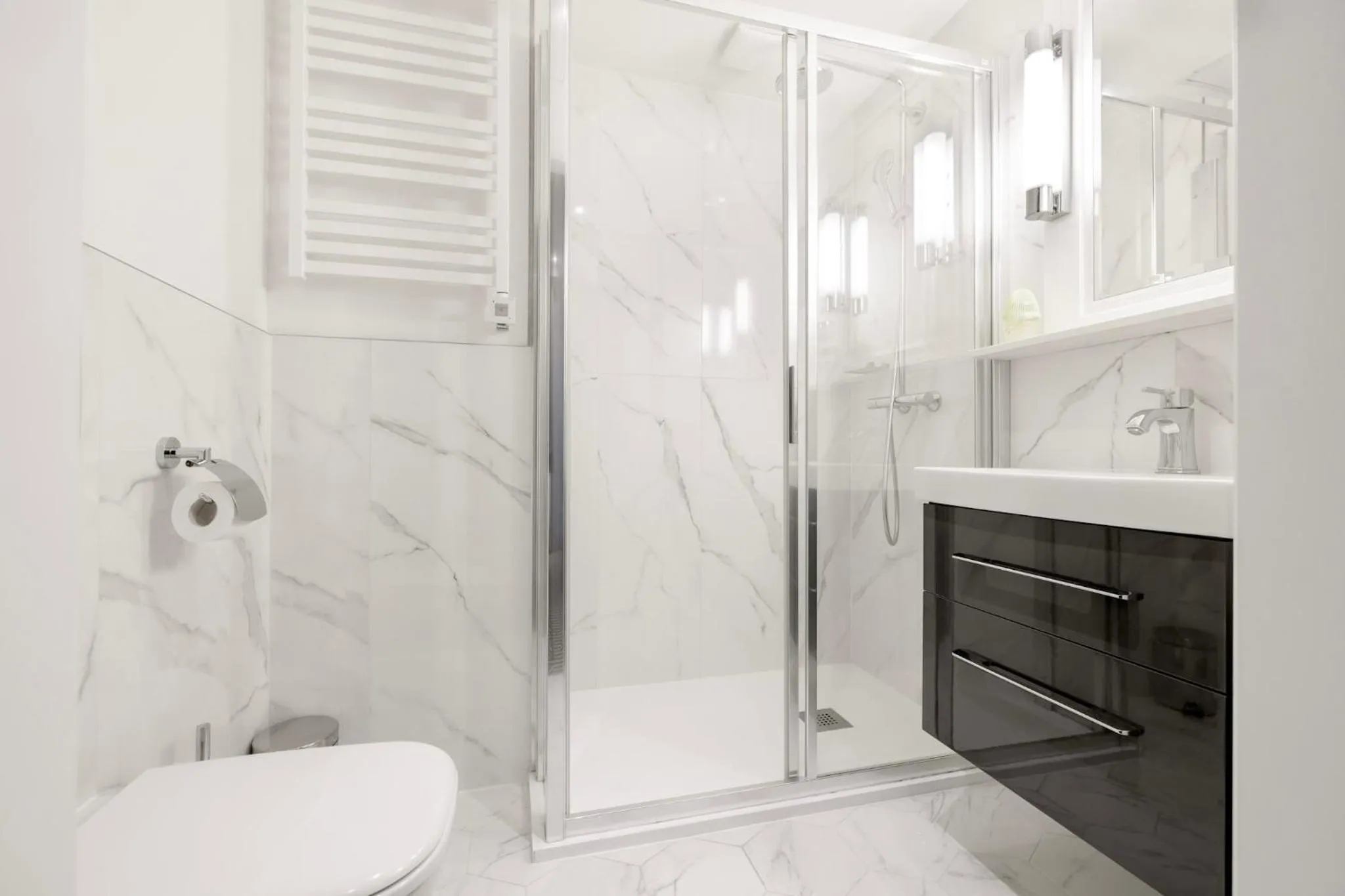 Shower in Baltic Park Fort by Zdrojowa