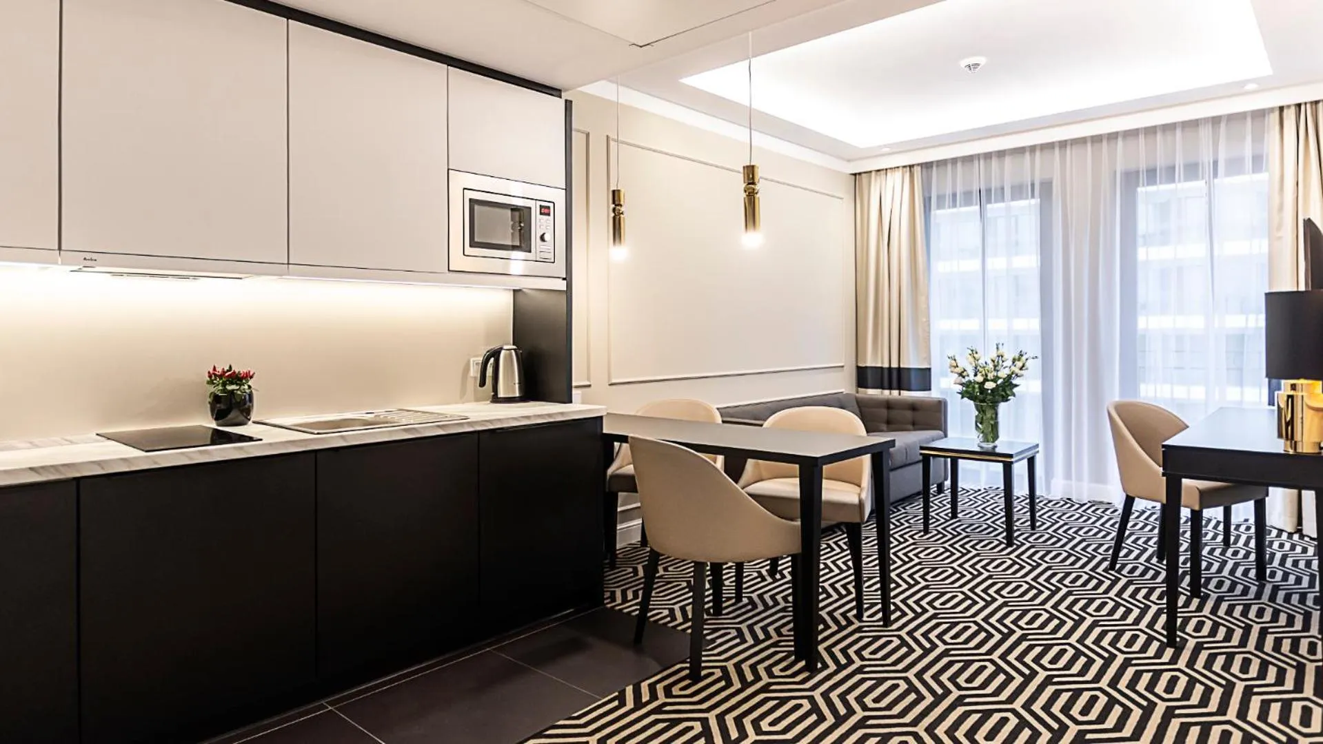 Living room in Baltic Park Fort by Zdrojowa