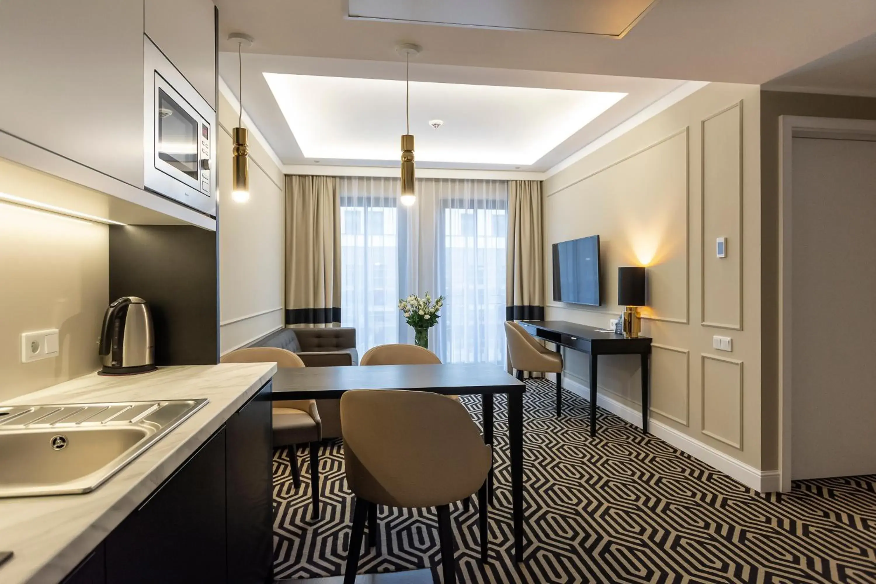 Living room in Baltic Park Fort by Zdrojowa Living room in Baltic Park Fort by Zdrojowa