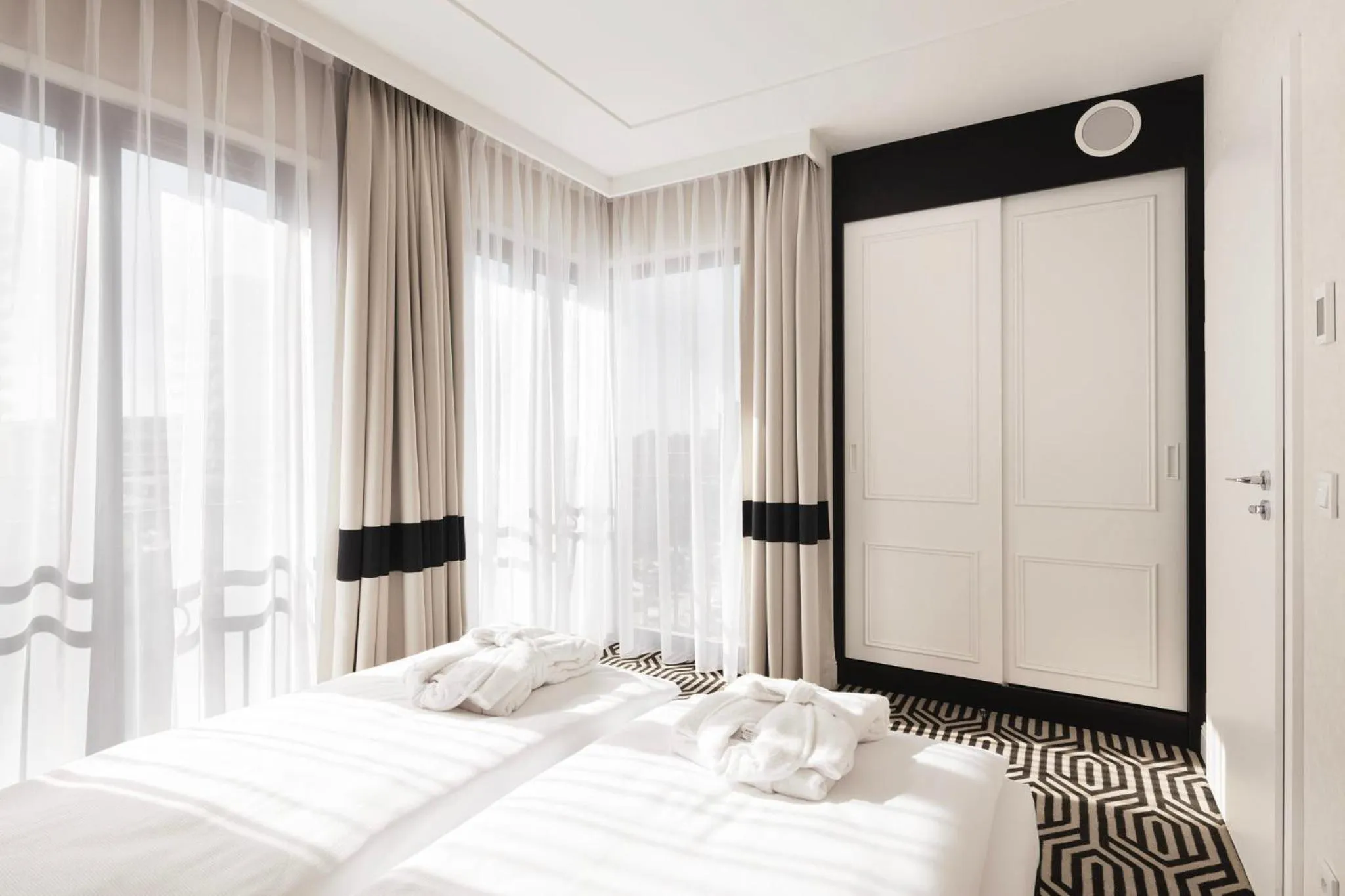 Bed in Baltic Park Fort by Zdrojowa