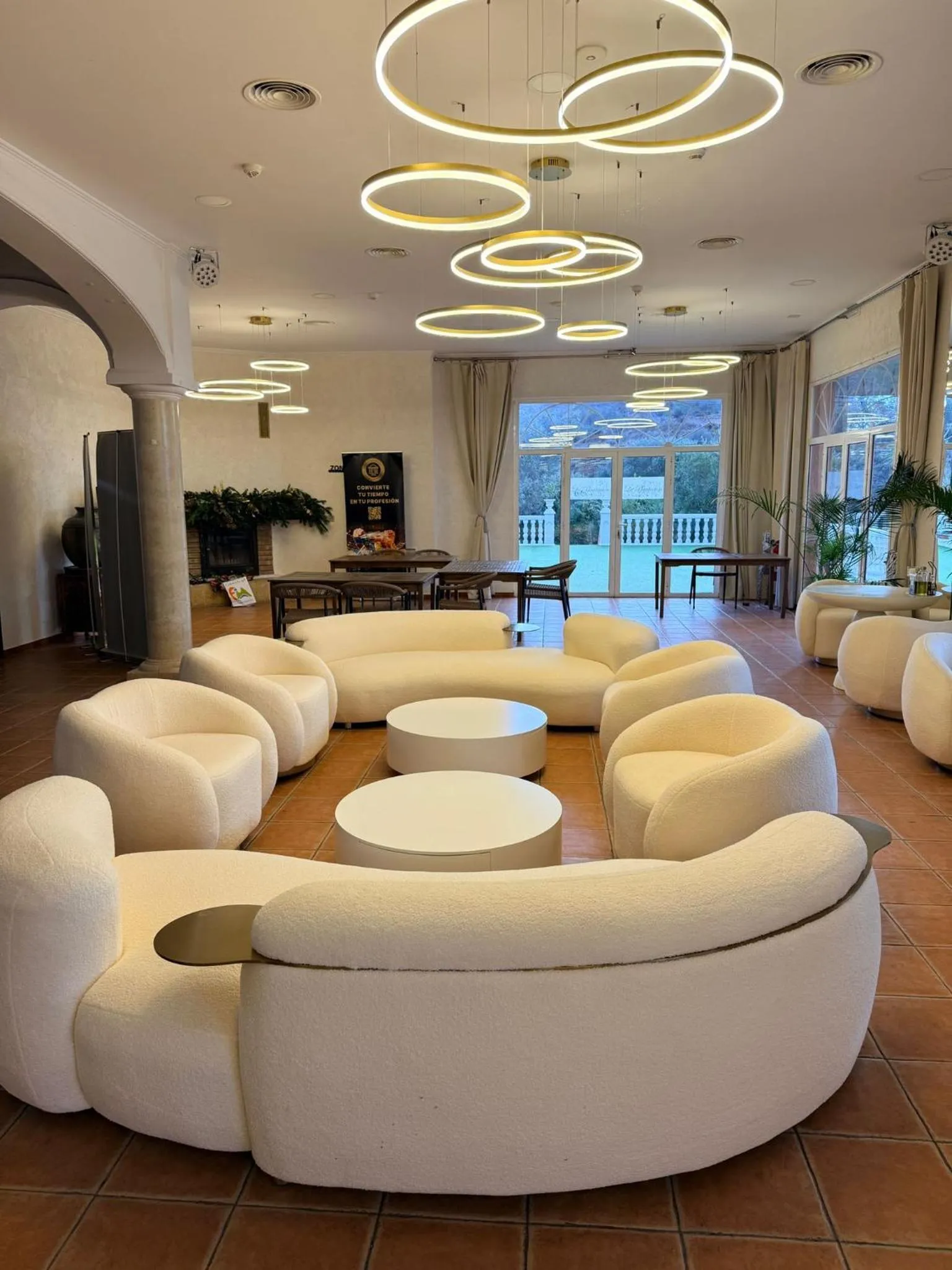 Lobby or reception in Hotel La Plantación