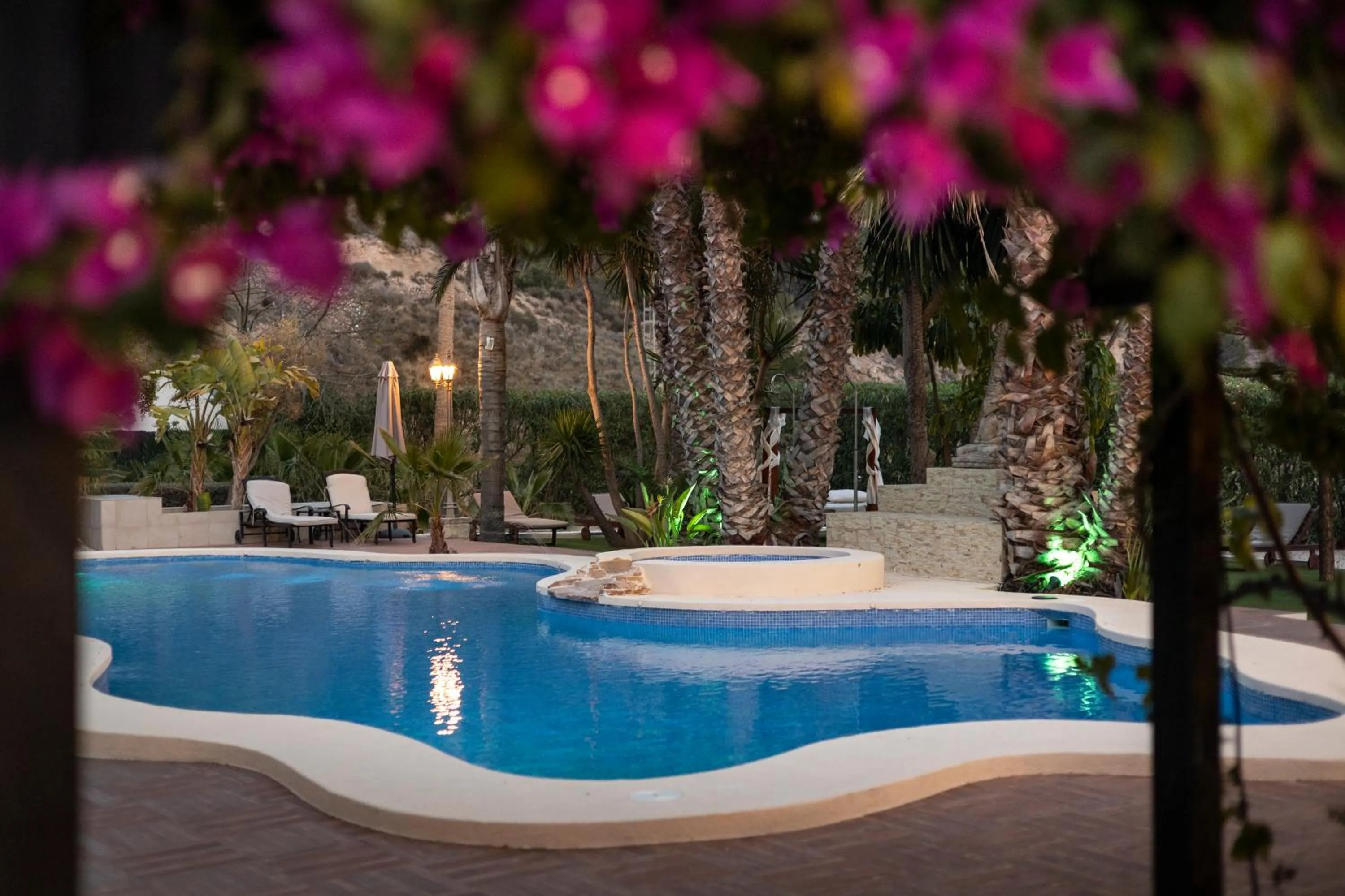 Swimming pool in Hotel La Plantación