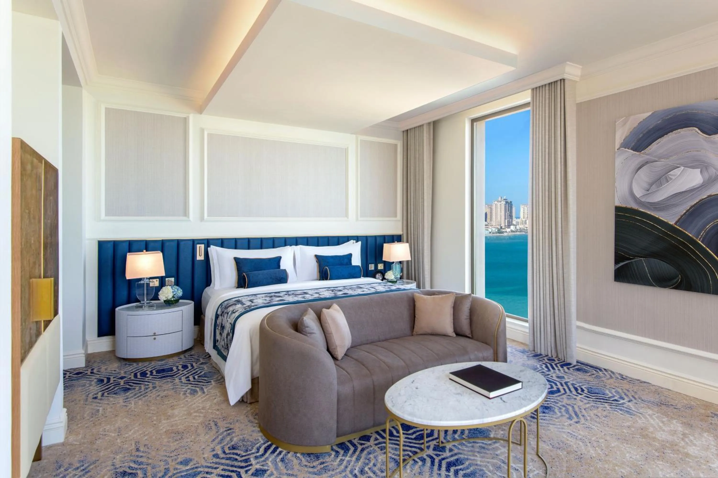 Bedroom, Bed in The St. Regis Doha