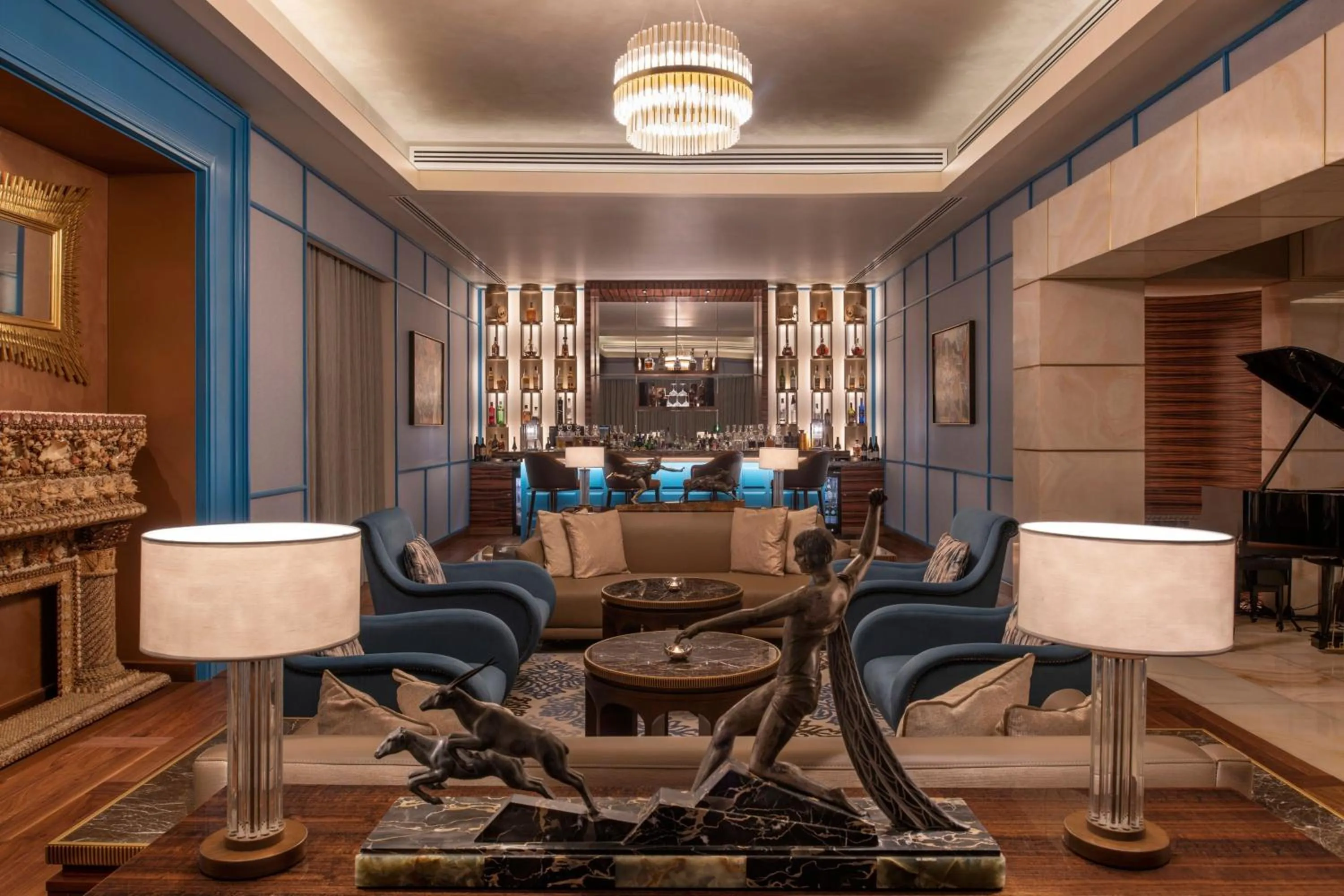 Lounge or bar in The St. Regis Doha