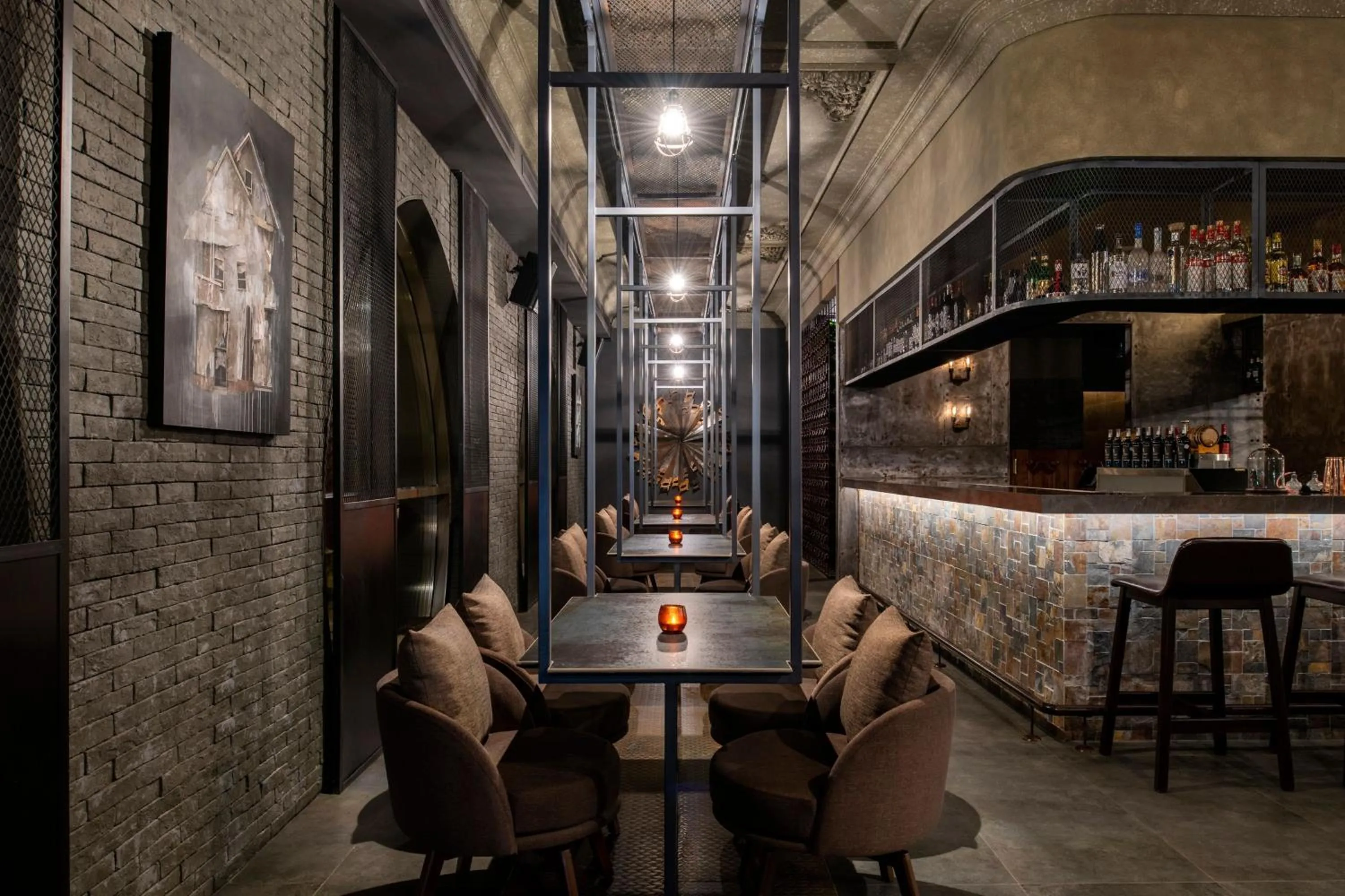 Lounge or bar in The St. Regis Doha