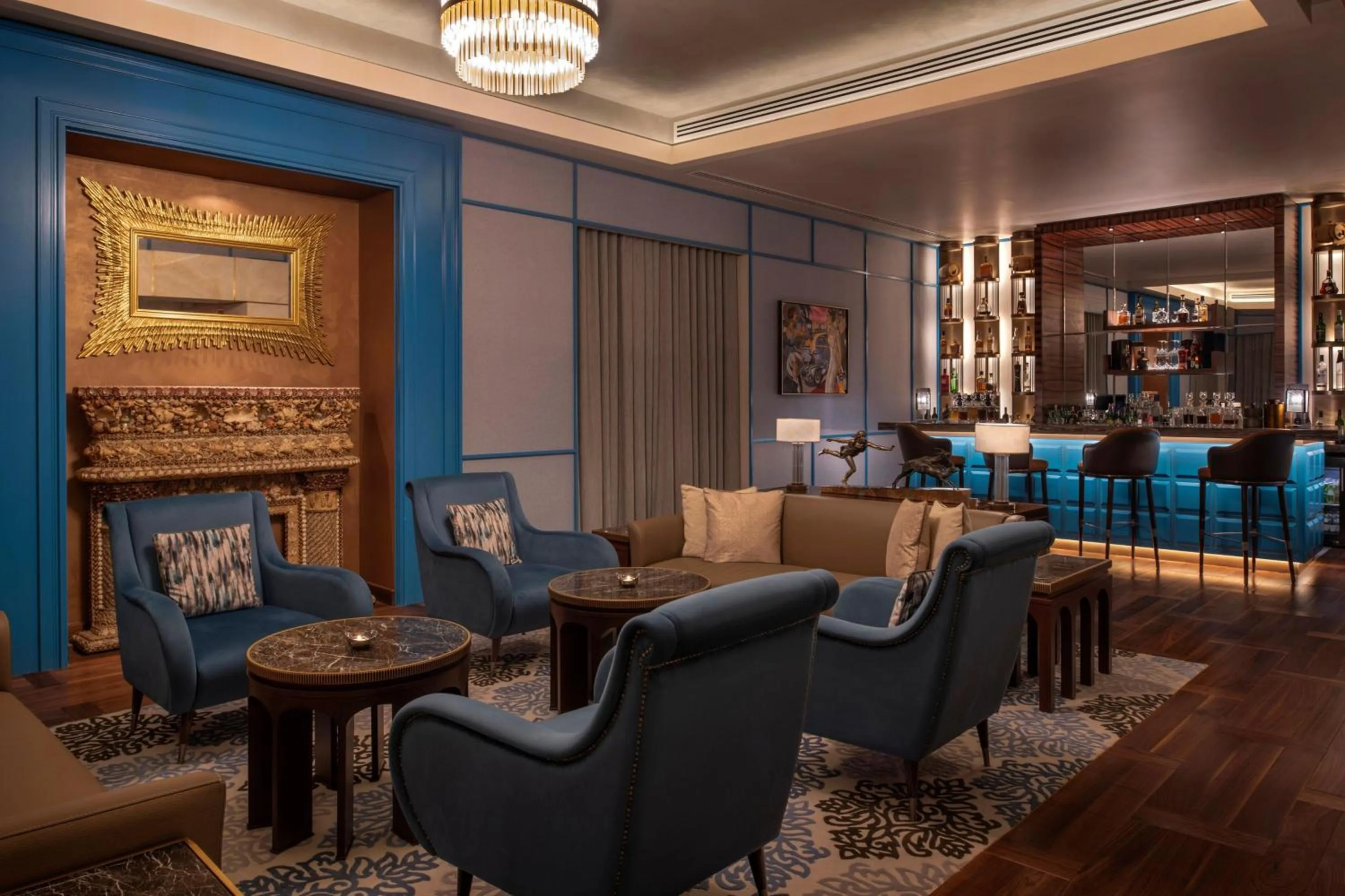 Lounge or bar in The St. Regis Doha