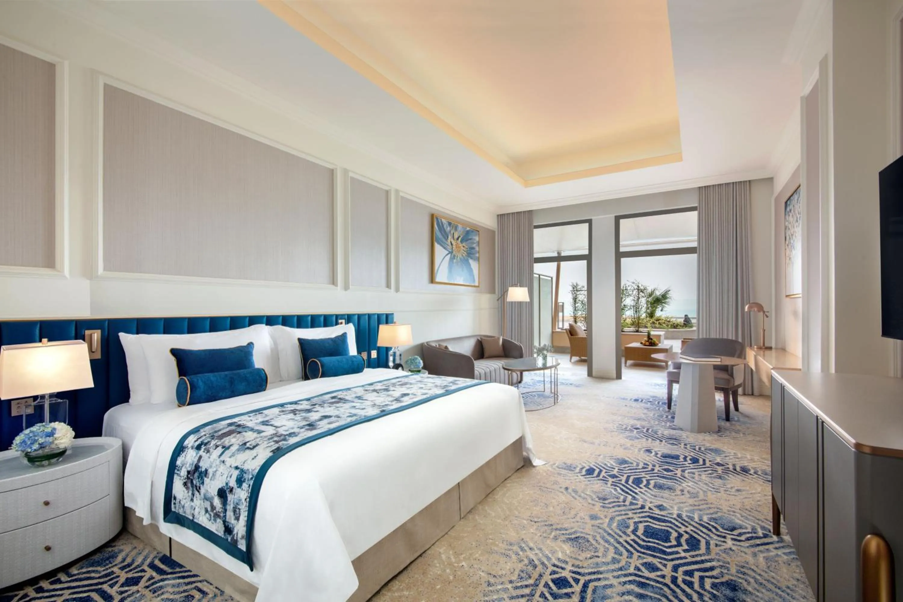 Bedroom, Bed in The St. Regis Doha