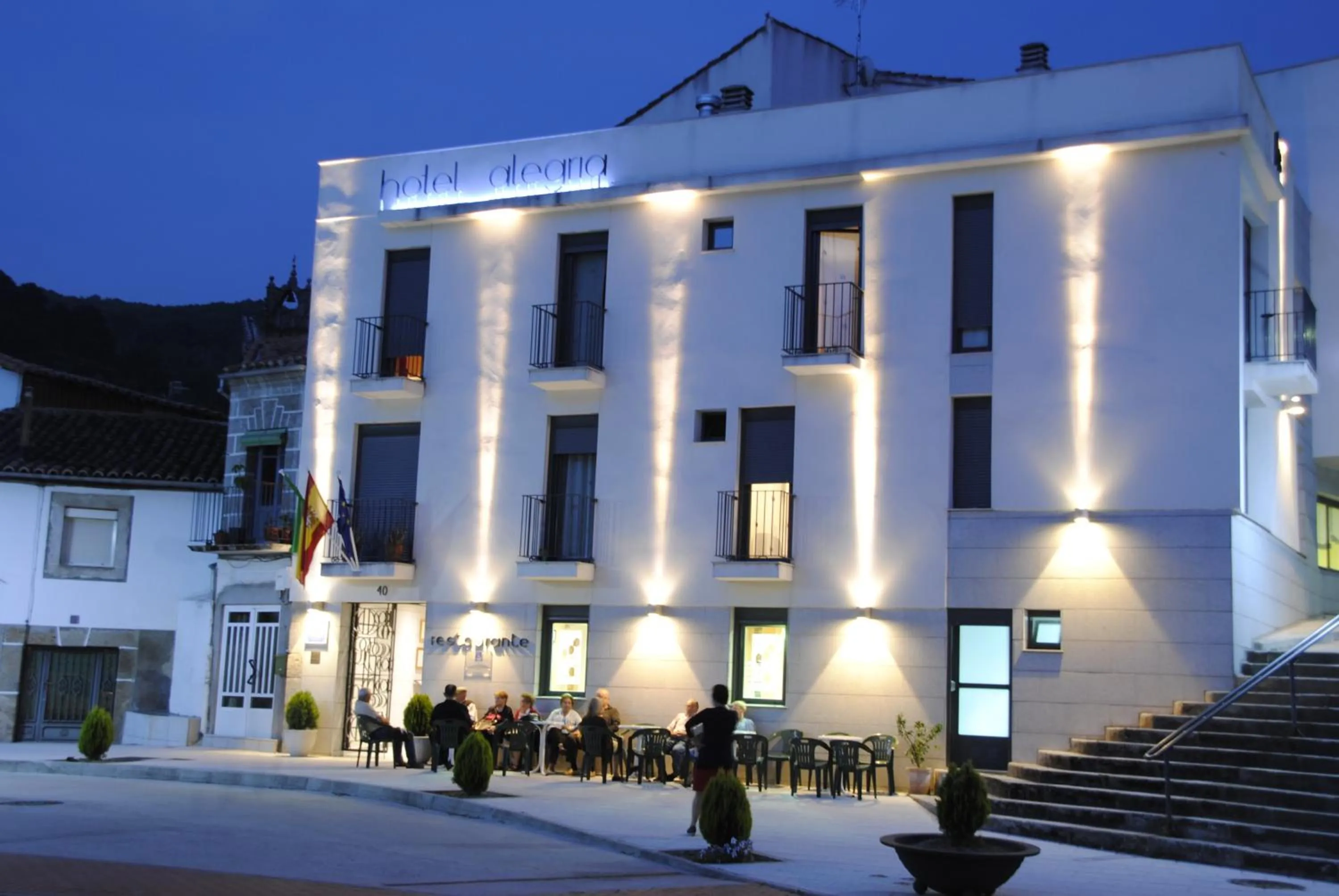Facade/entrance in Hotel Alegría