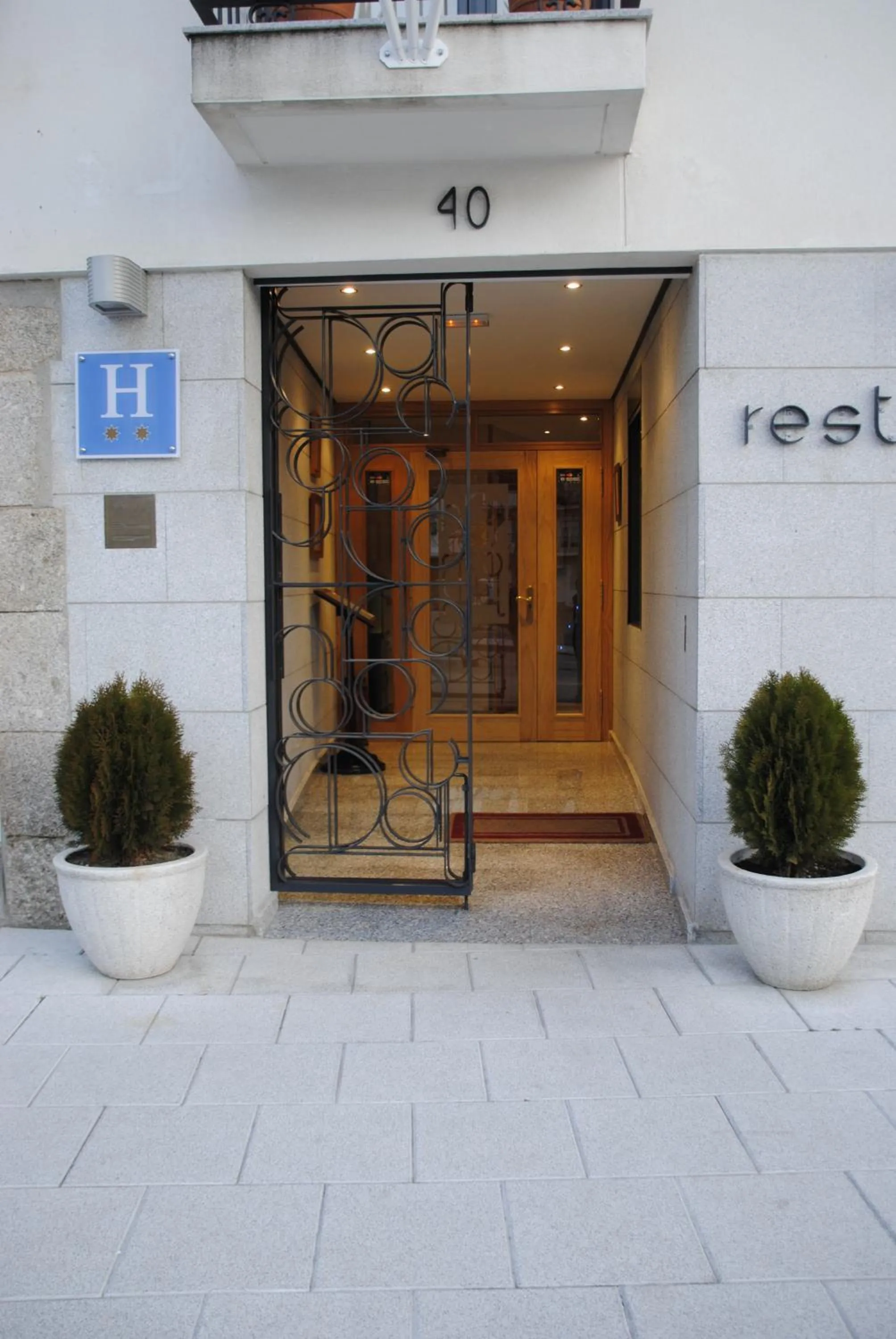 Facade/entrance in Hotel Alegría