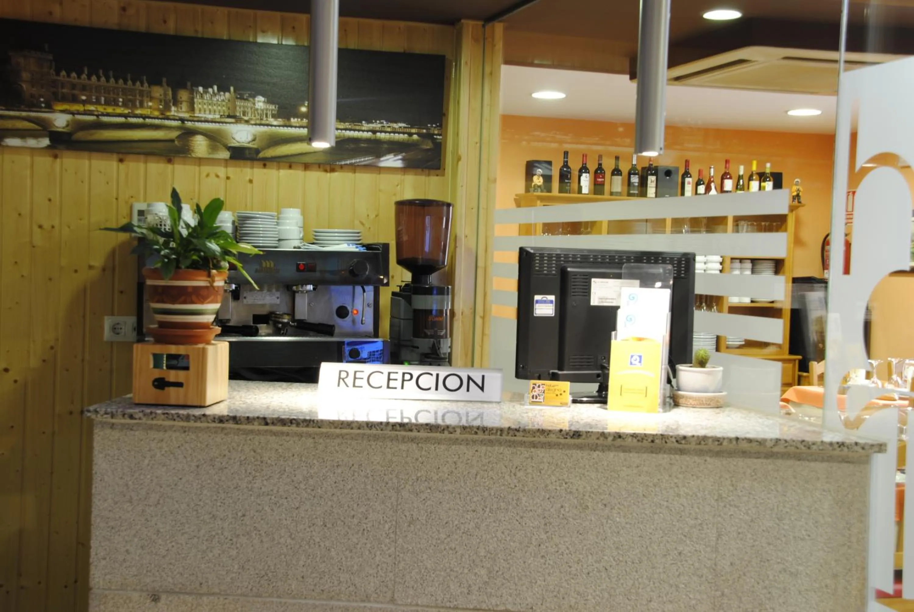 Lobby or reception in Hotel Alegría