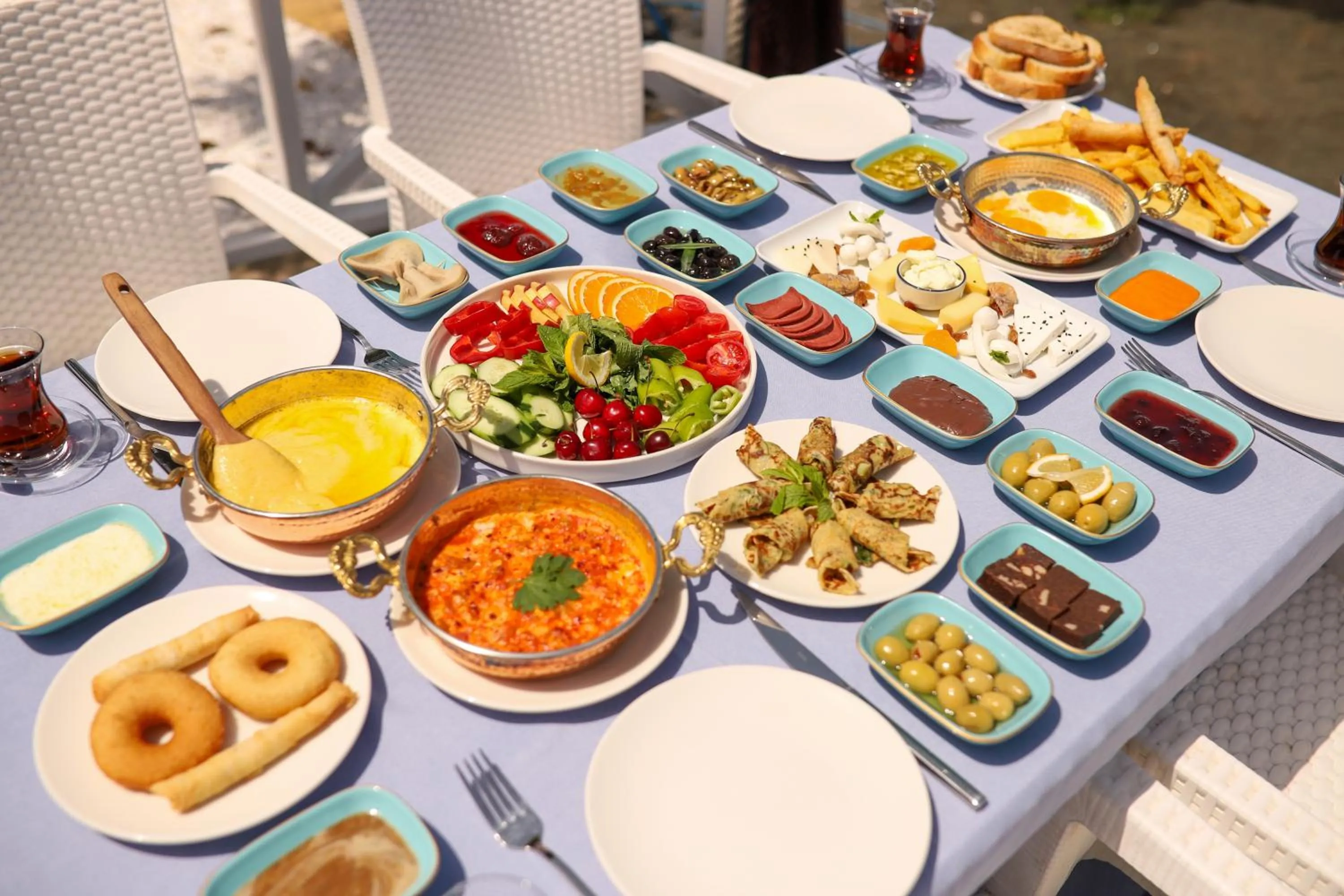 Breakfast in Mare Blu Hotel