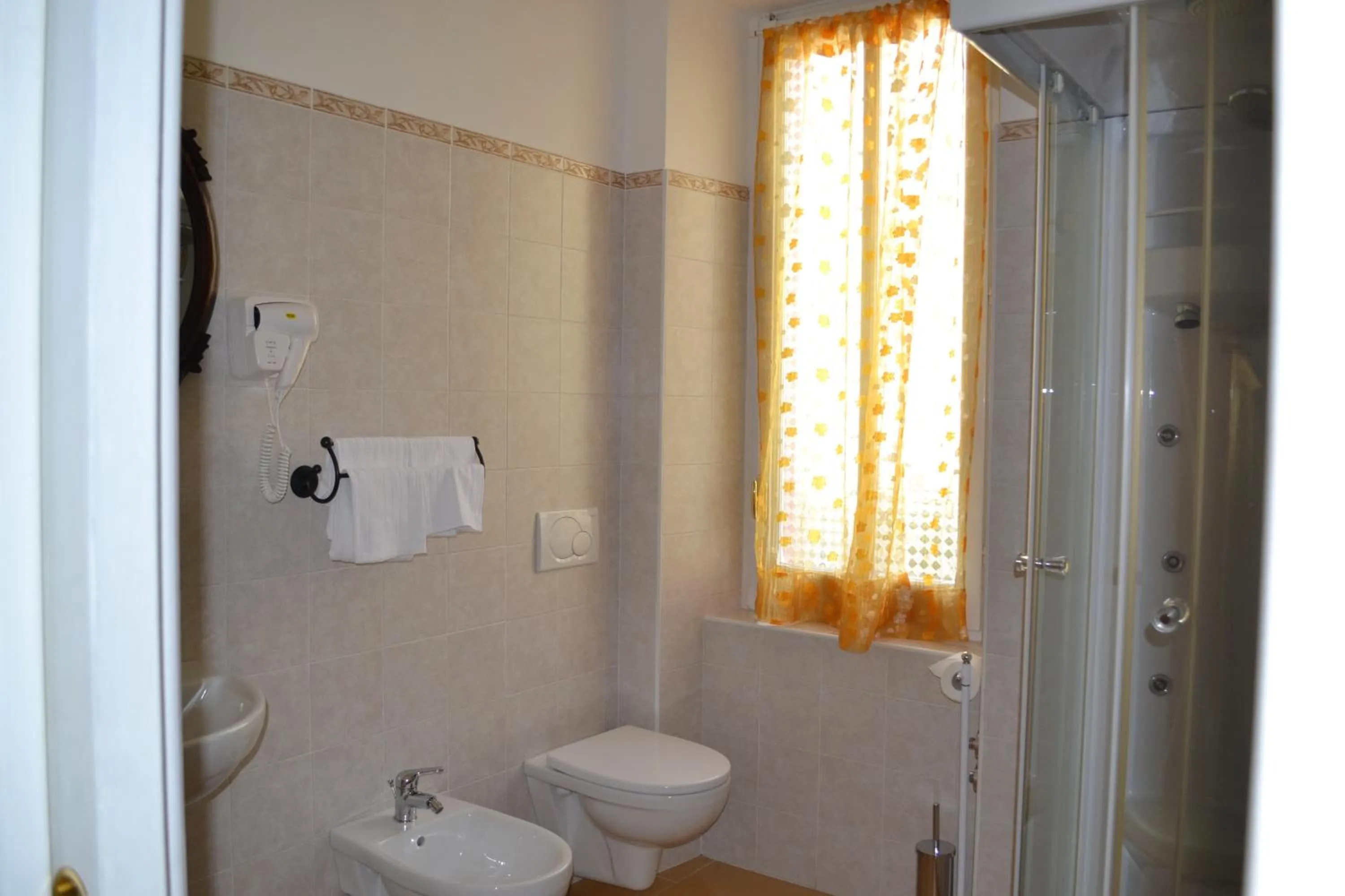 Shower in Hotel Roma