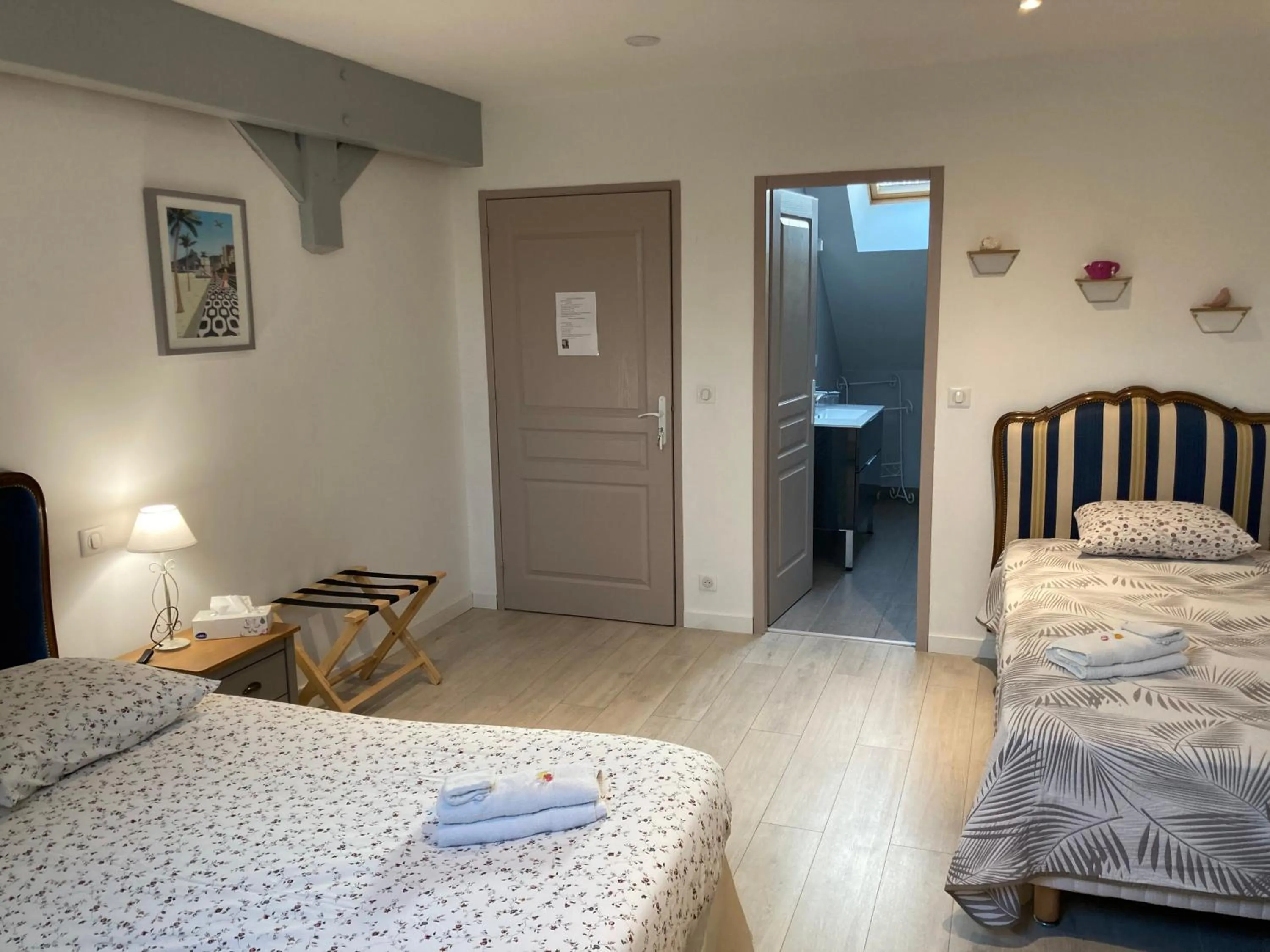 Bed in Chambres d'hotes Maison Gille