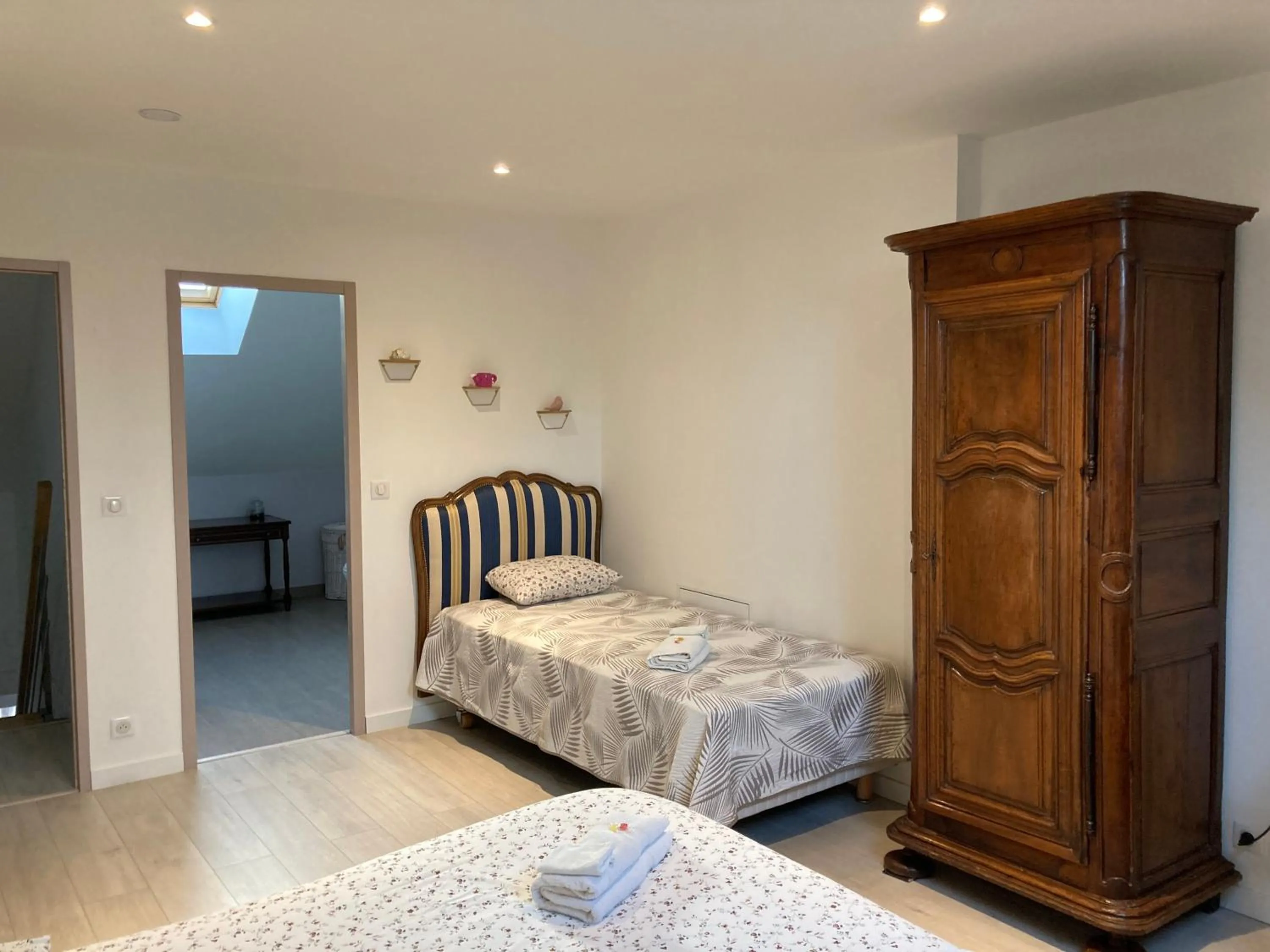 Bed in Chambres d'hotes Maison Gille