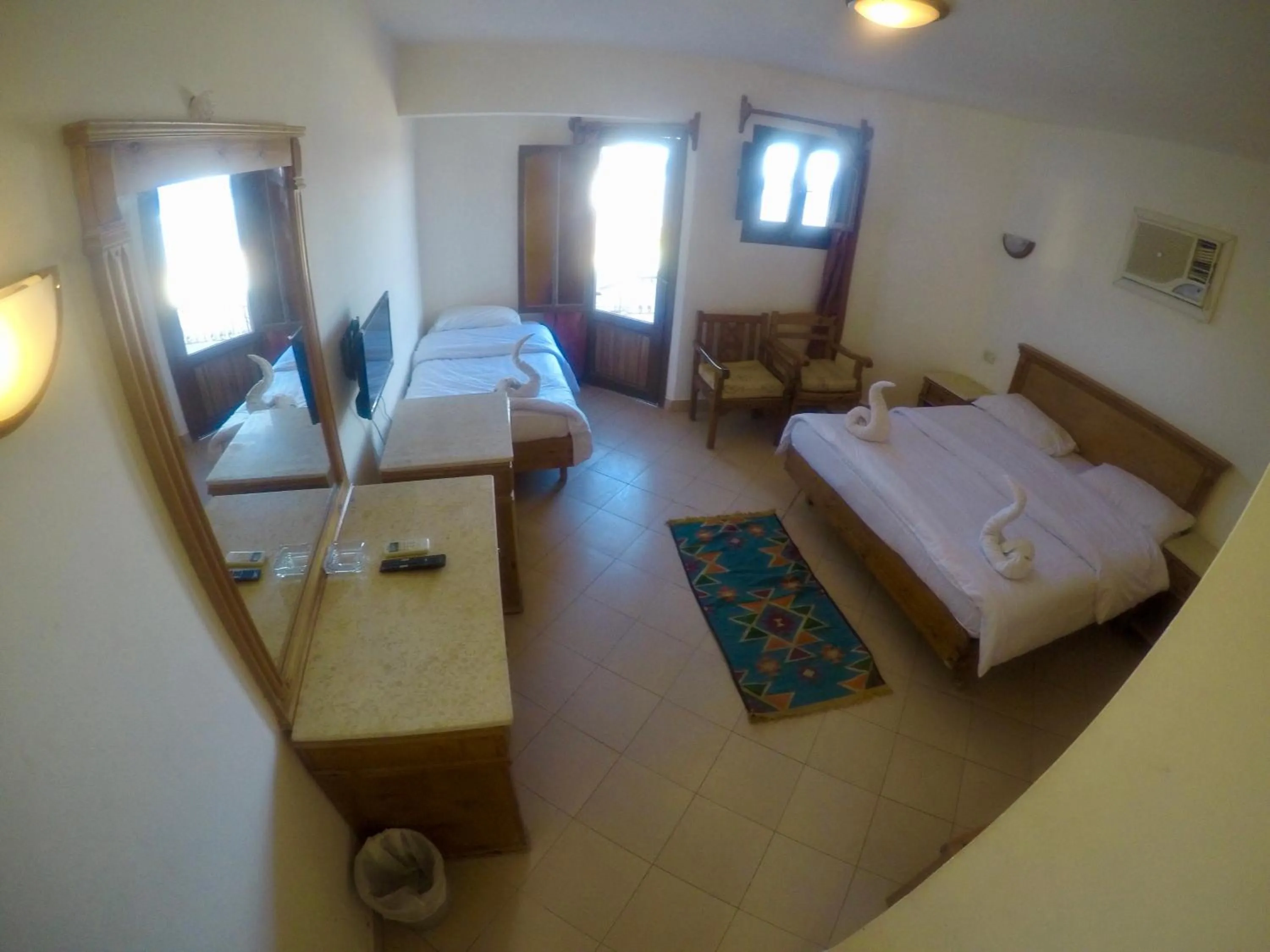 Bed in Dyarna Dahab Hotel