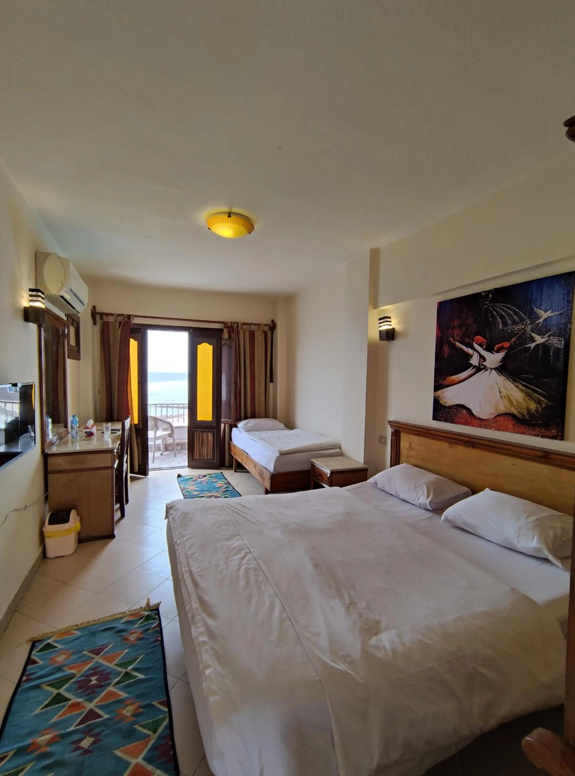 Bed in Dyarna Dahab Hotel