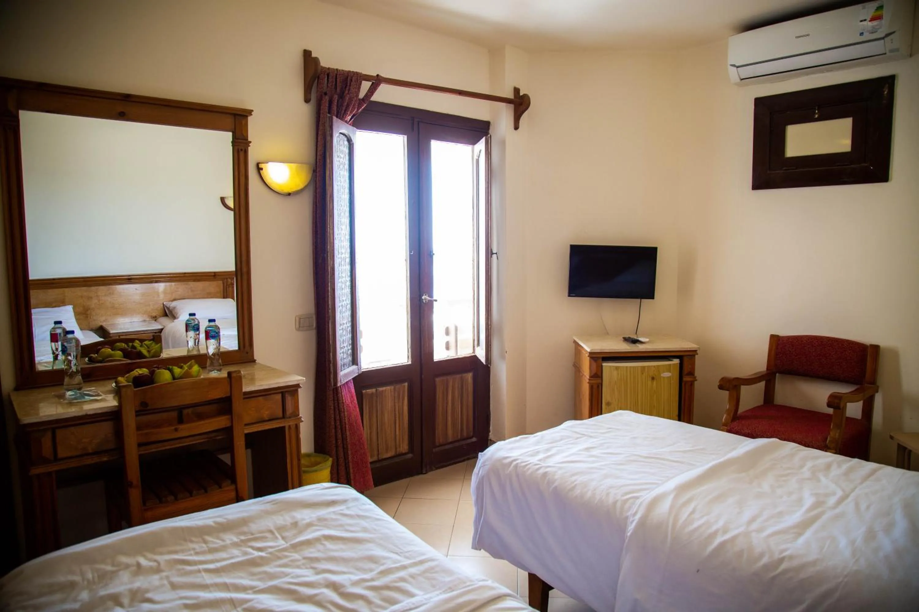 Bed in Dyarna Dahab Hotel
