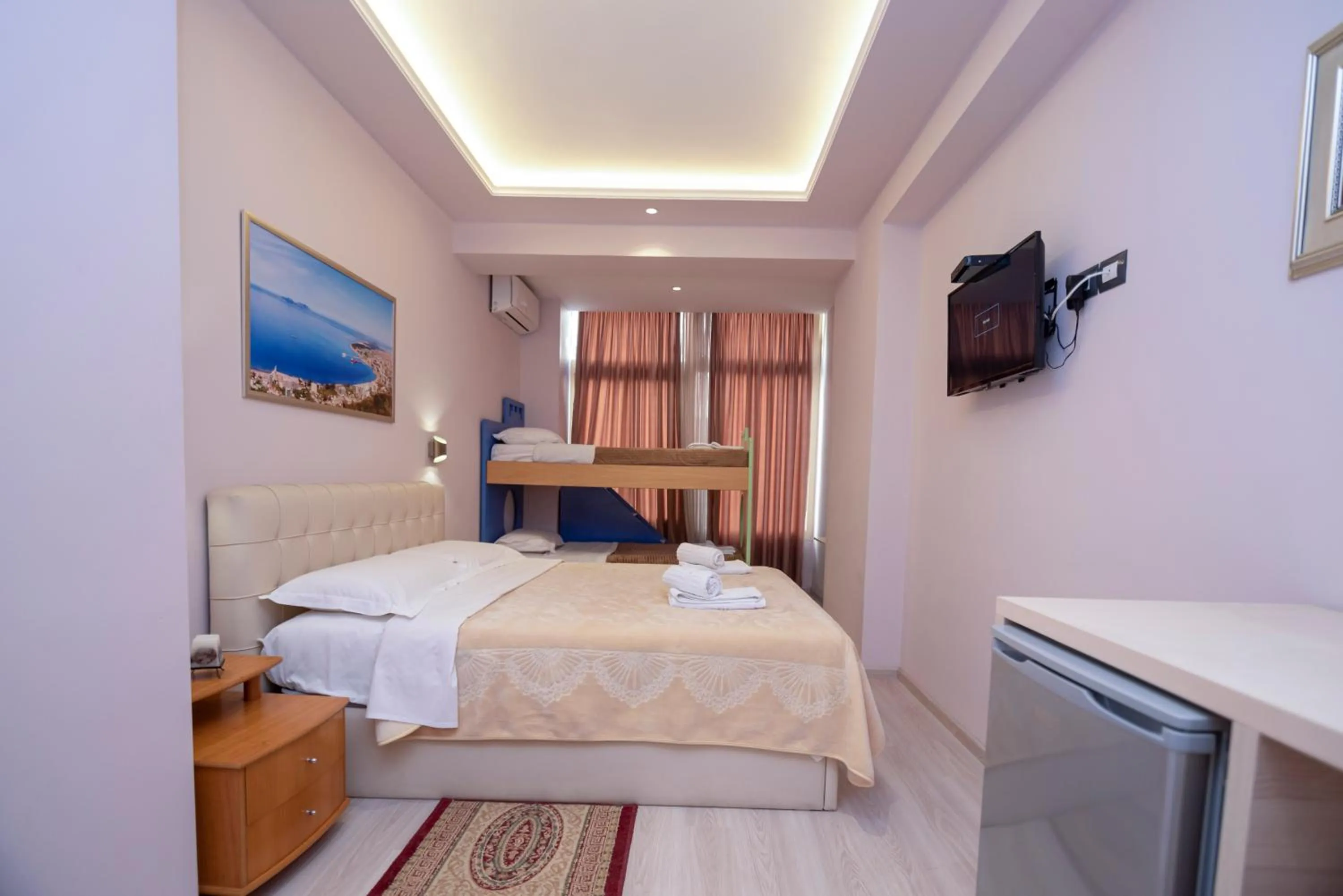 Bed in San Marino Hotel